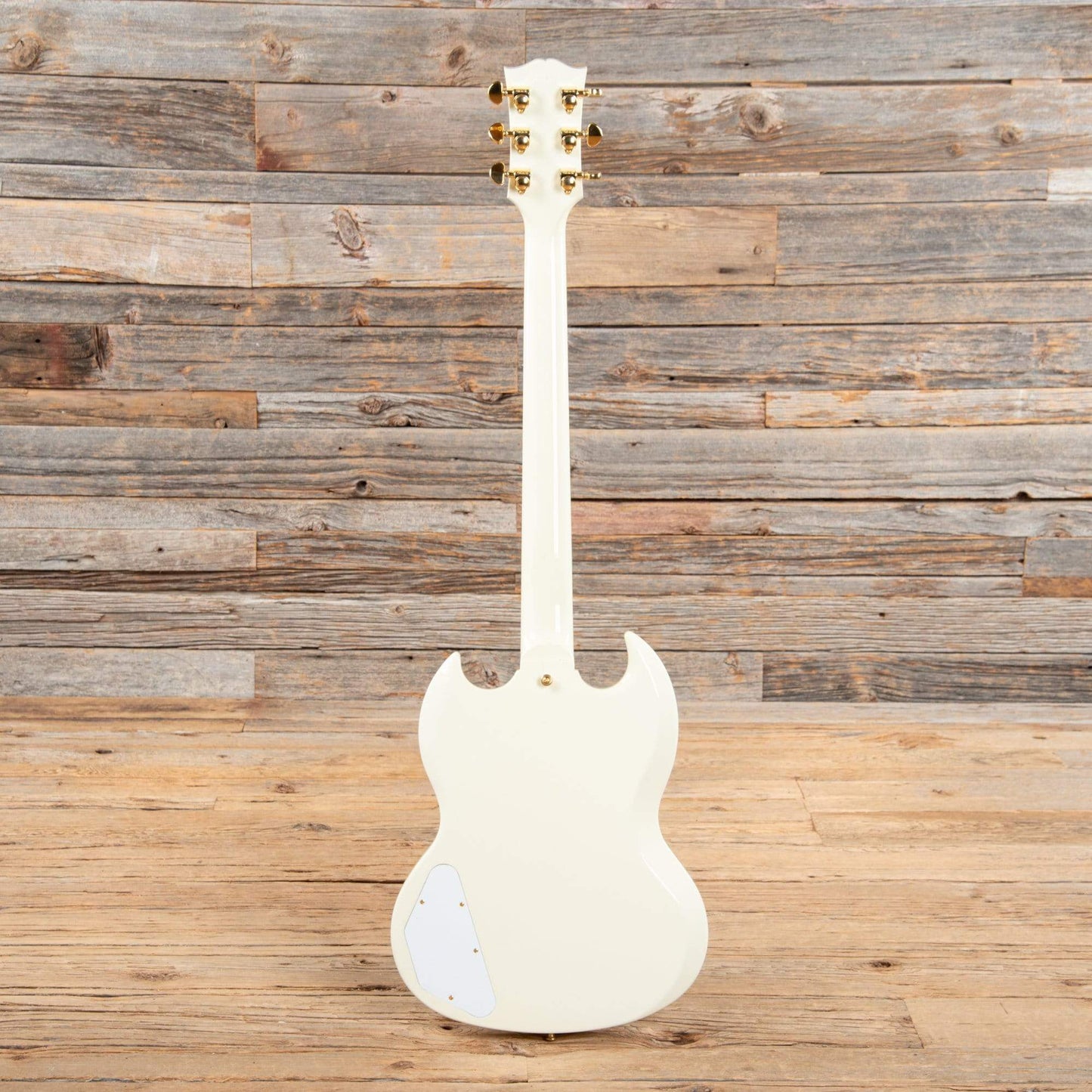Gibson Custom 1963 SG Custom Classic White Gloss w/Maestro Vibrola Electric Guitars / Solid Body