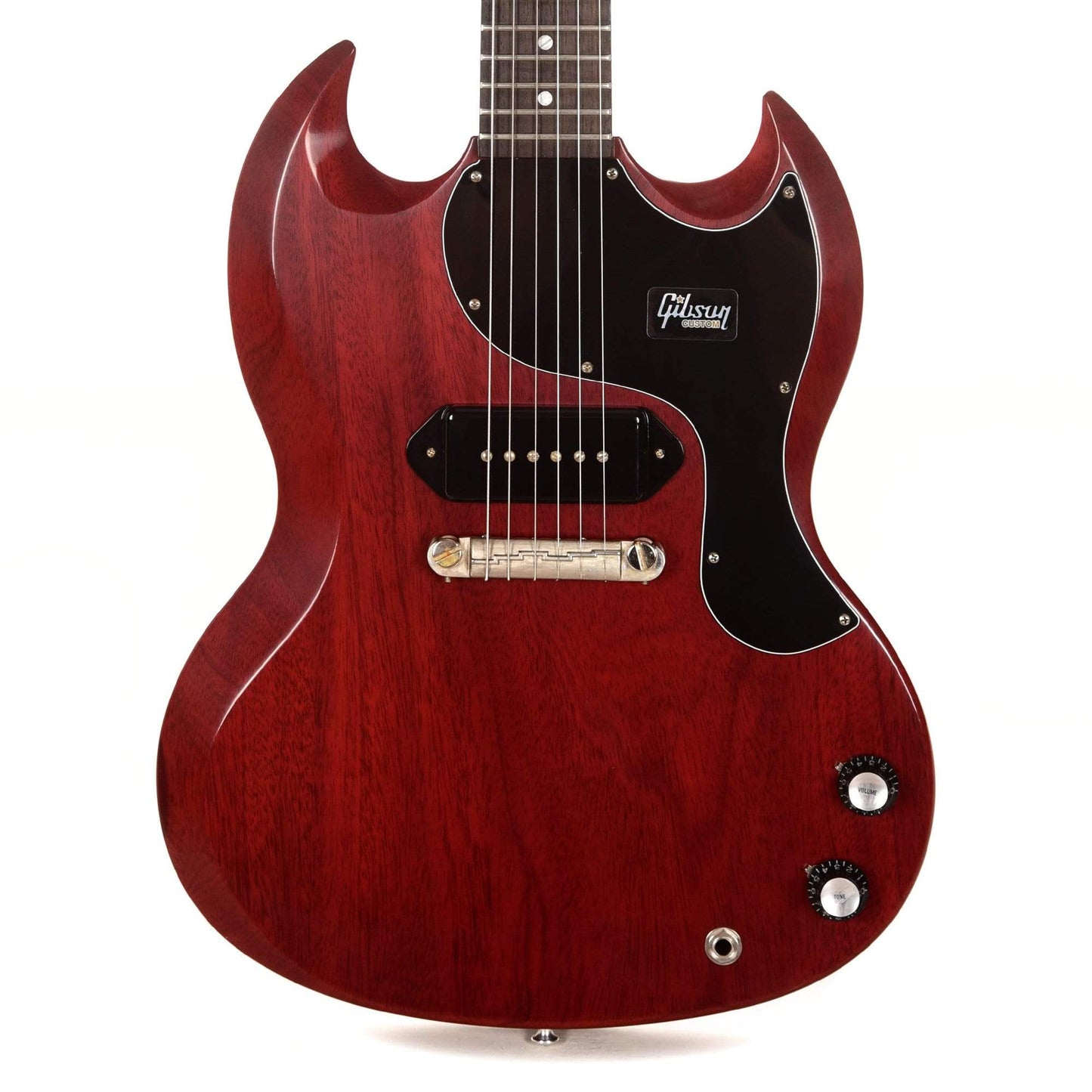 Gibson Custom 1963 SG Junior Reissue Lightning Bar Cherry Red VOS Electric Guitars / Solid Body