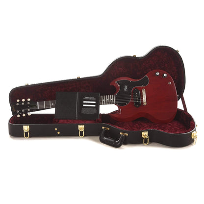 Gibson Custom 1963 SG Junior Reissue Lightning Bar Cherry Red VOS Electric Guitars / Solid Body