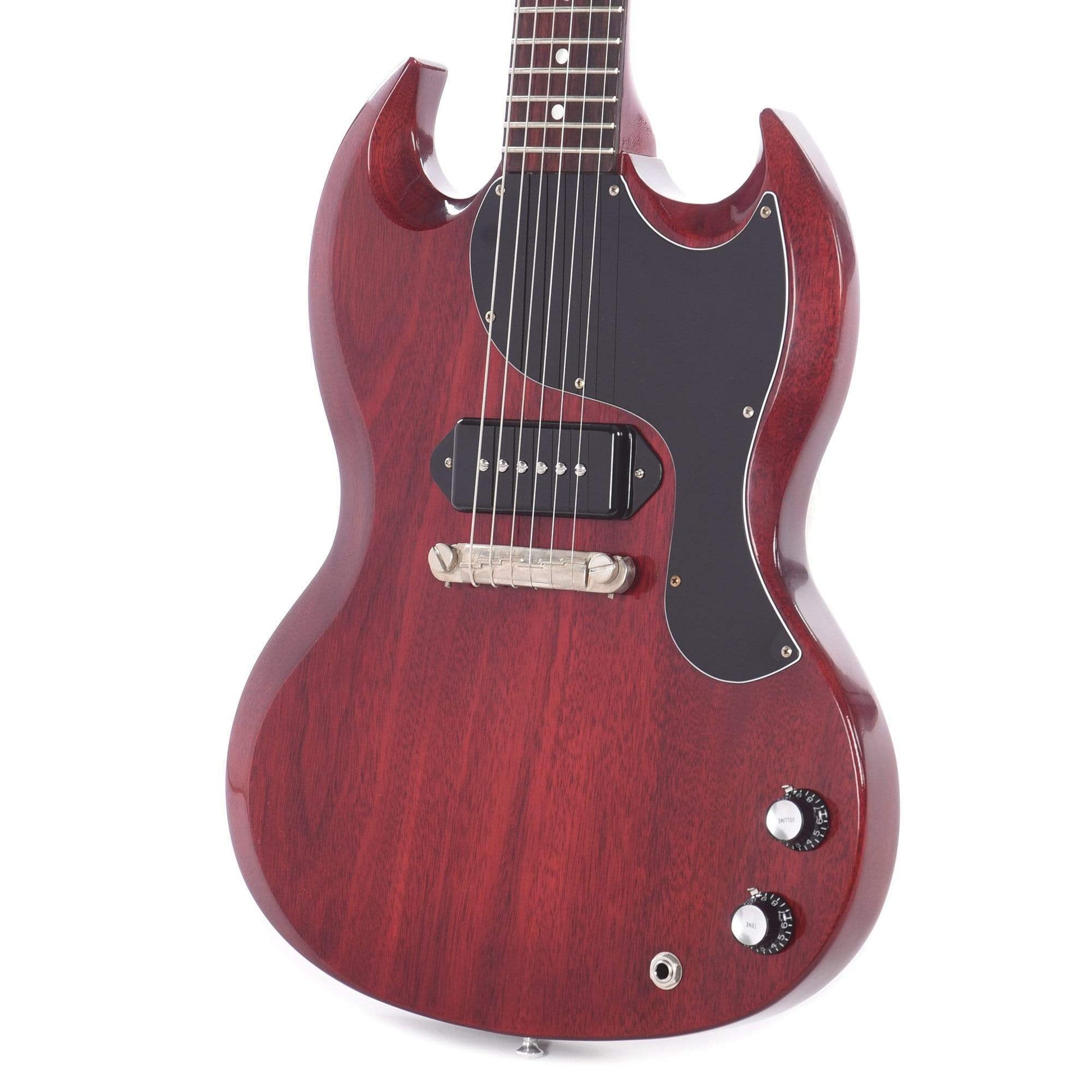 Gibson Custom 1963 SG Junior Reissue Lightning Bar Cherry Red VOS Electric Guitars / Solid Body