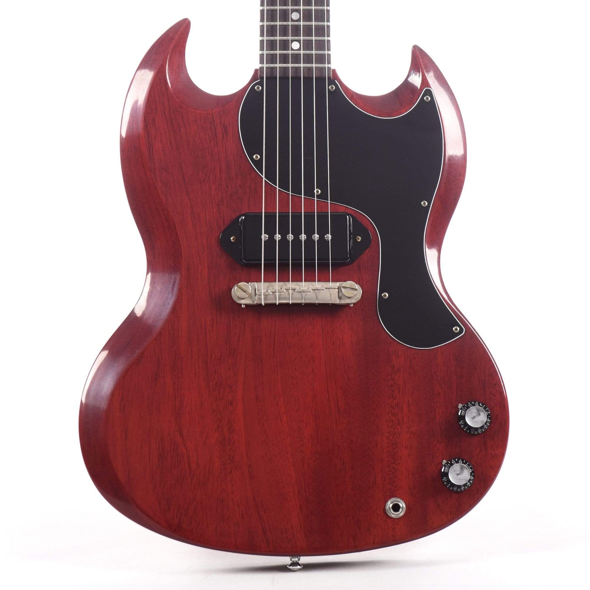 Gibson Custom 1963 SG Junior Reissue Lightning Bar Cherry Red VOS Electric Guitars / Solid Body