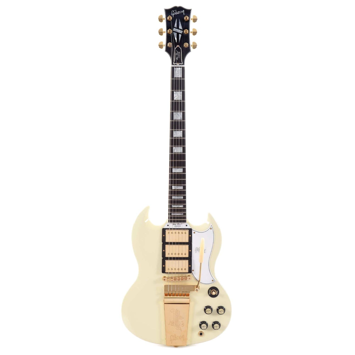Gibson Custom 1963 SG Les Paul Custom Classic White Gloss w/Maestro Vibrola Electric Guitars / Solid Body