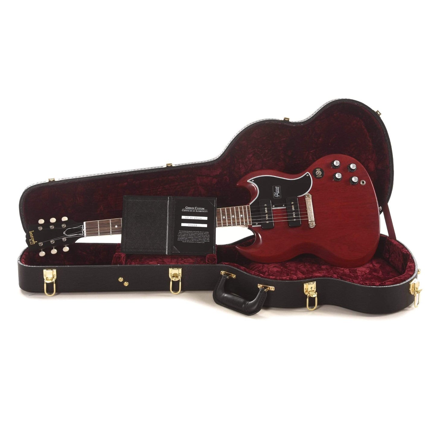 Gibson Custom 1963 SG Special Reissue Lightning Bar Cherry Red VOS Electric Guitars / Solid Body