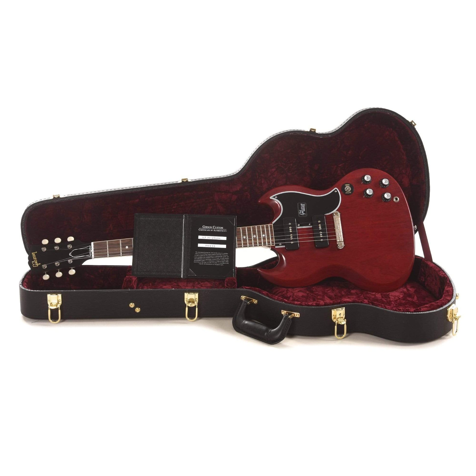 Gibson Custom 1963 SG Special Reissue Lightning Bar Cherry Red VOS Electric Guitars / Solid Body