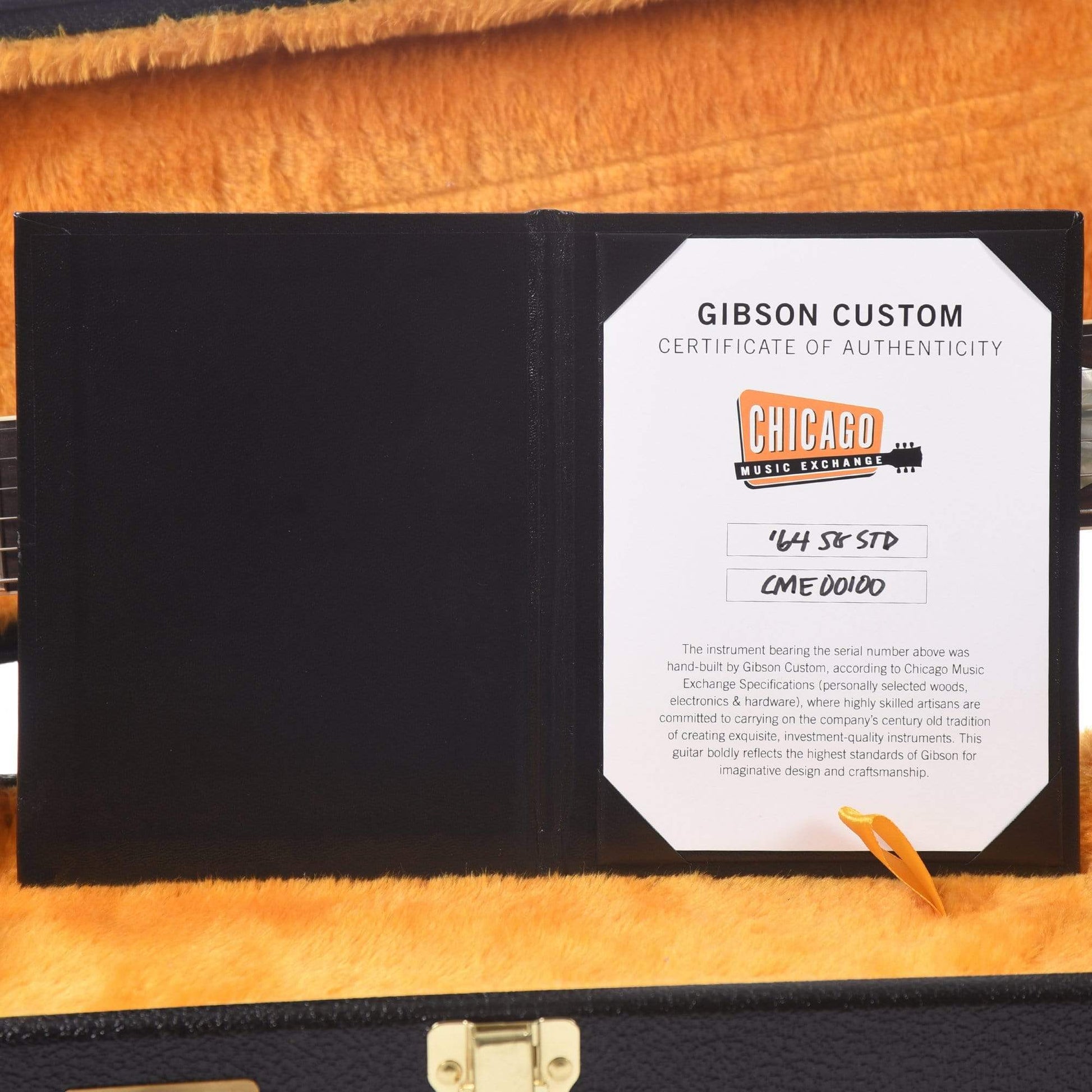 Gibson Custom 1964 SG Standard "CME Spec" True Historic Red Aniline Dye VOS Electric Guitars / Solid Body