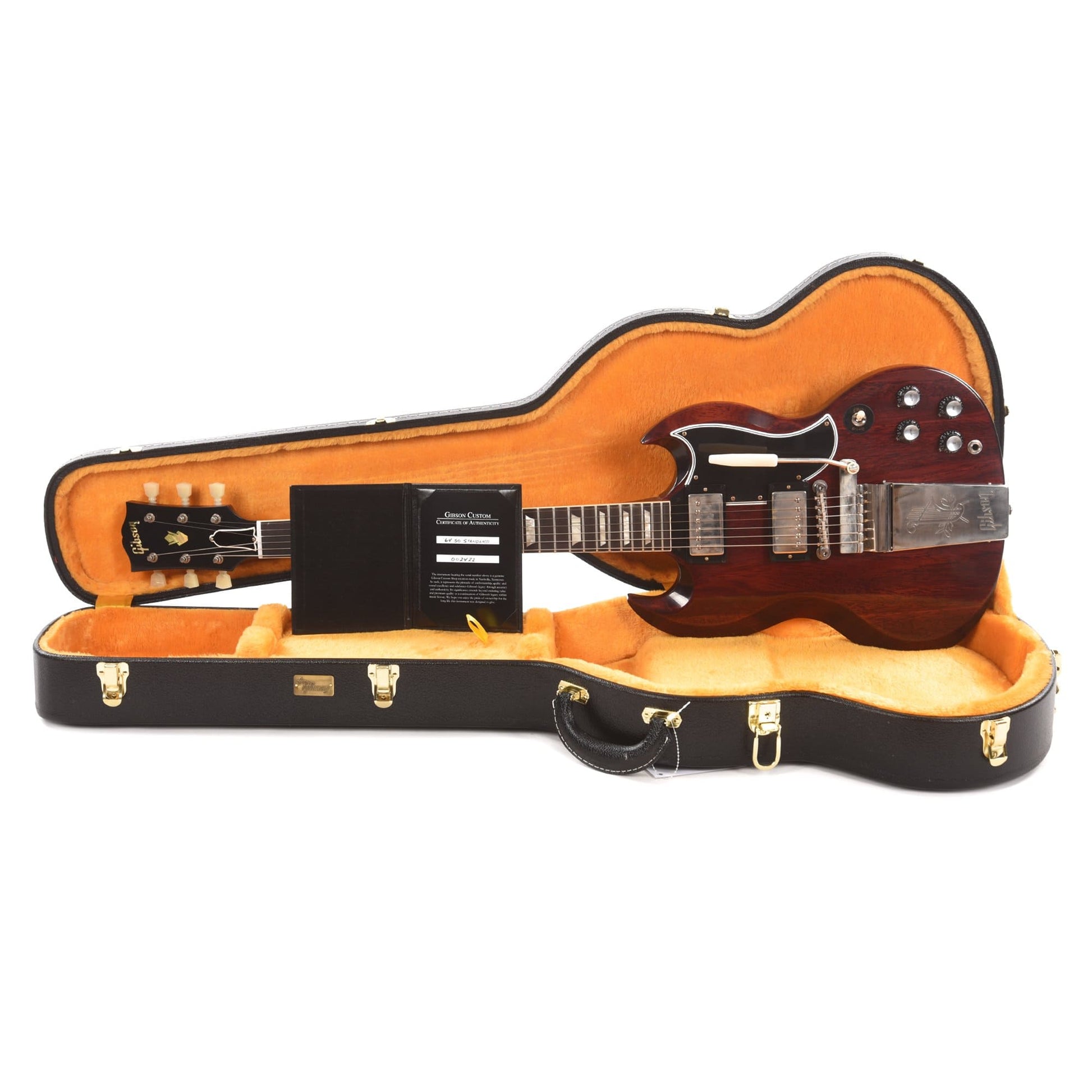Gibson Custom 1964 SG Standard Reissue Cherry Red VOS w/Maestro Vibrola Electric Guitars / Solid Body