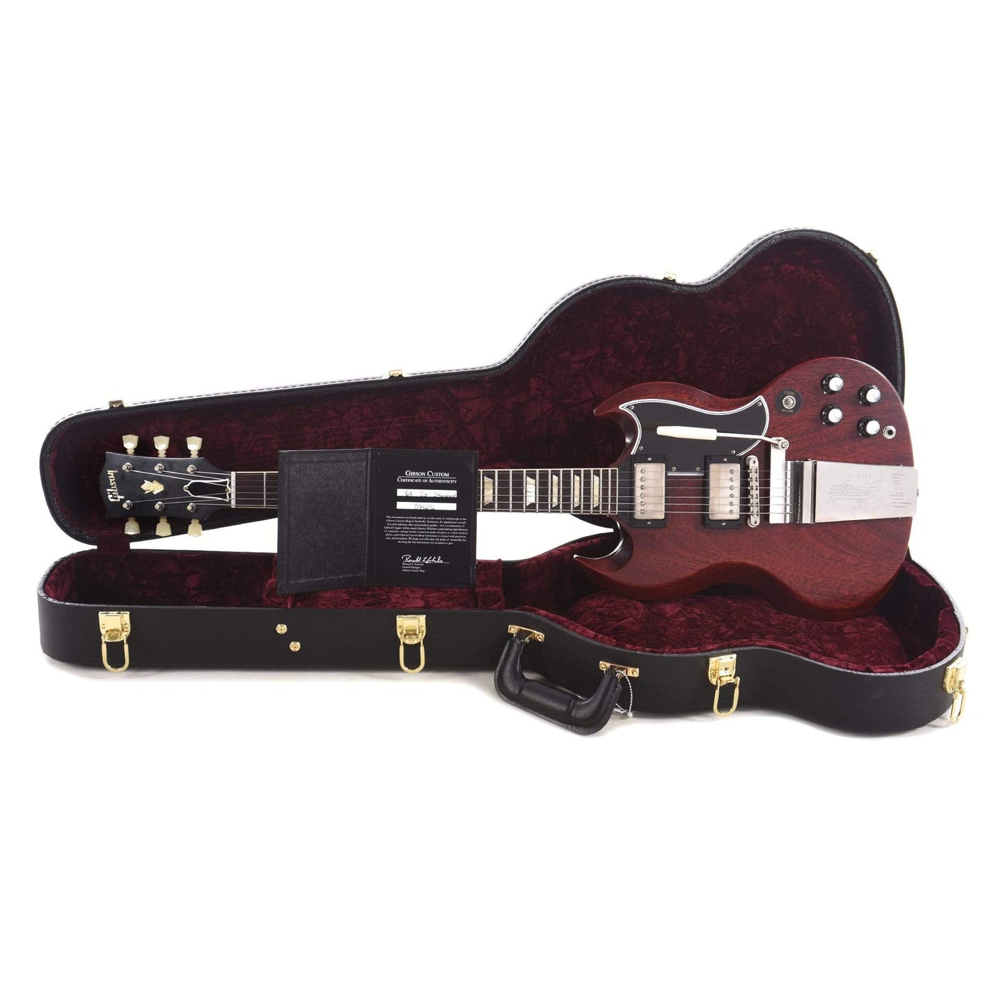 Gibson Custom 1964 SG Standard Reissue Cherry Red VOS w/Maestro Vibrola Electric Guitars / Solid Body