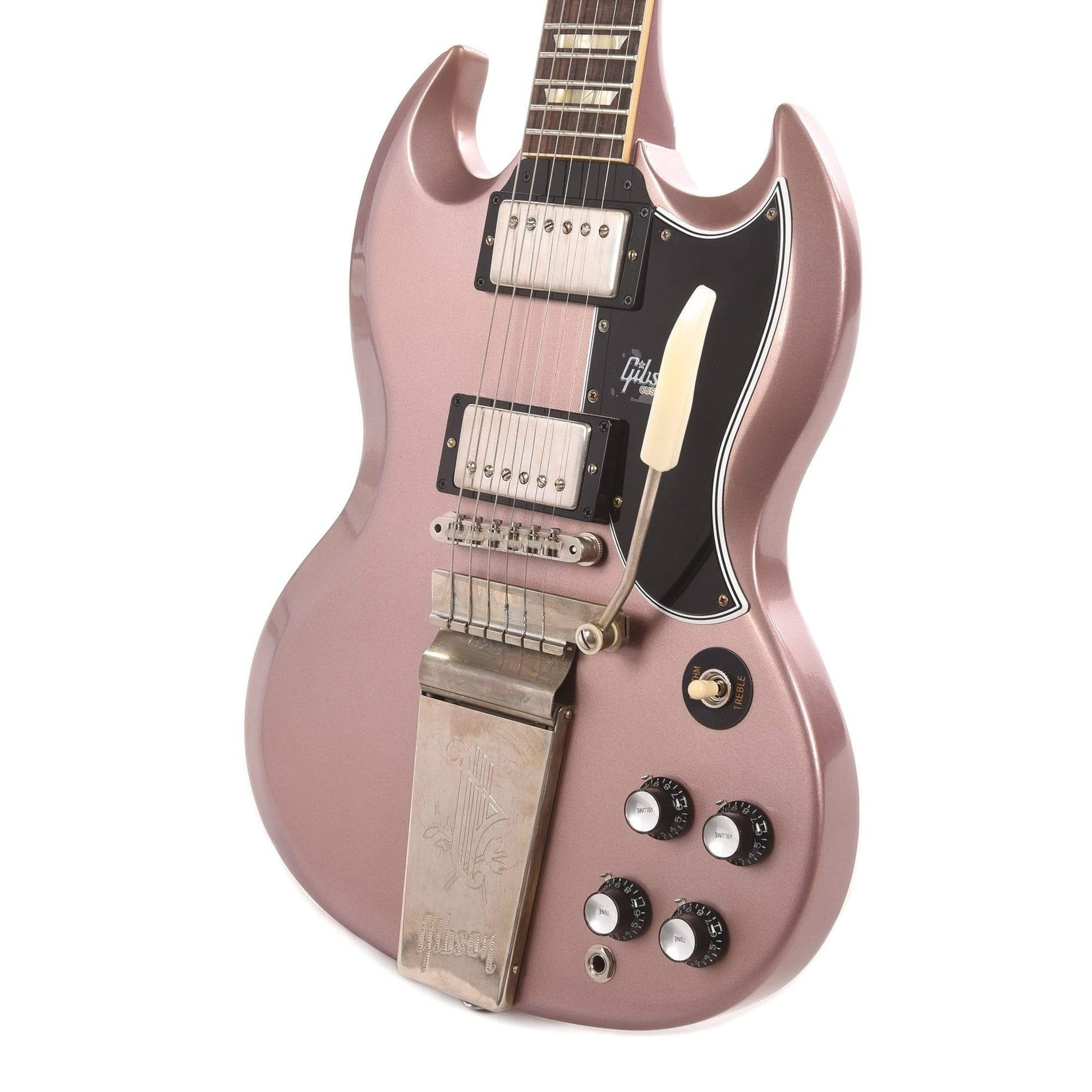 Gibson Custom 1964 SG Standard Reissue Heather Poly Metallic VOS NAMM 2020 w/Maestro Vibrola Electric Guitars / Solid Body