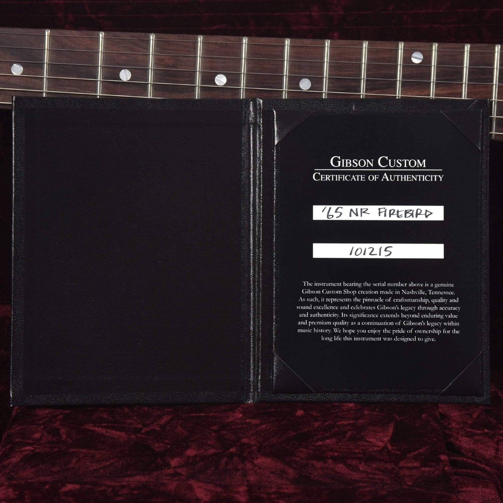 Gibson Custom 1965 Non-Reverse Firebird V Vintage Sunburst VOS w/Maestro Vibrola Electric Guitars / Solid Body