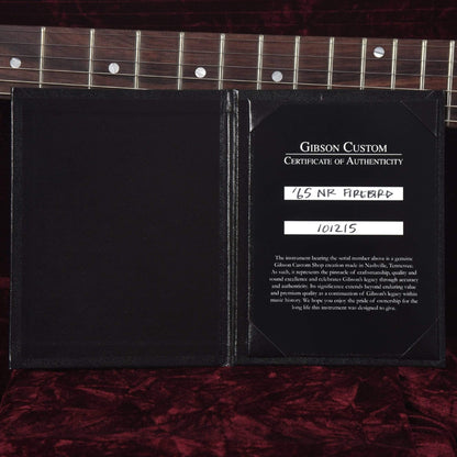 Gibson Custom 1965 Non-Reverse Firebird V Vintage Sunburst VOS w/Maestro Vibrola Electric Guitars / Solid Body