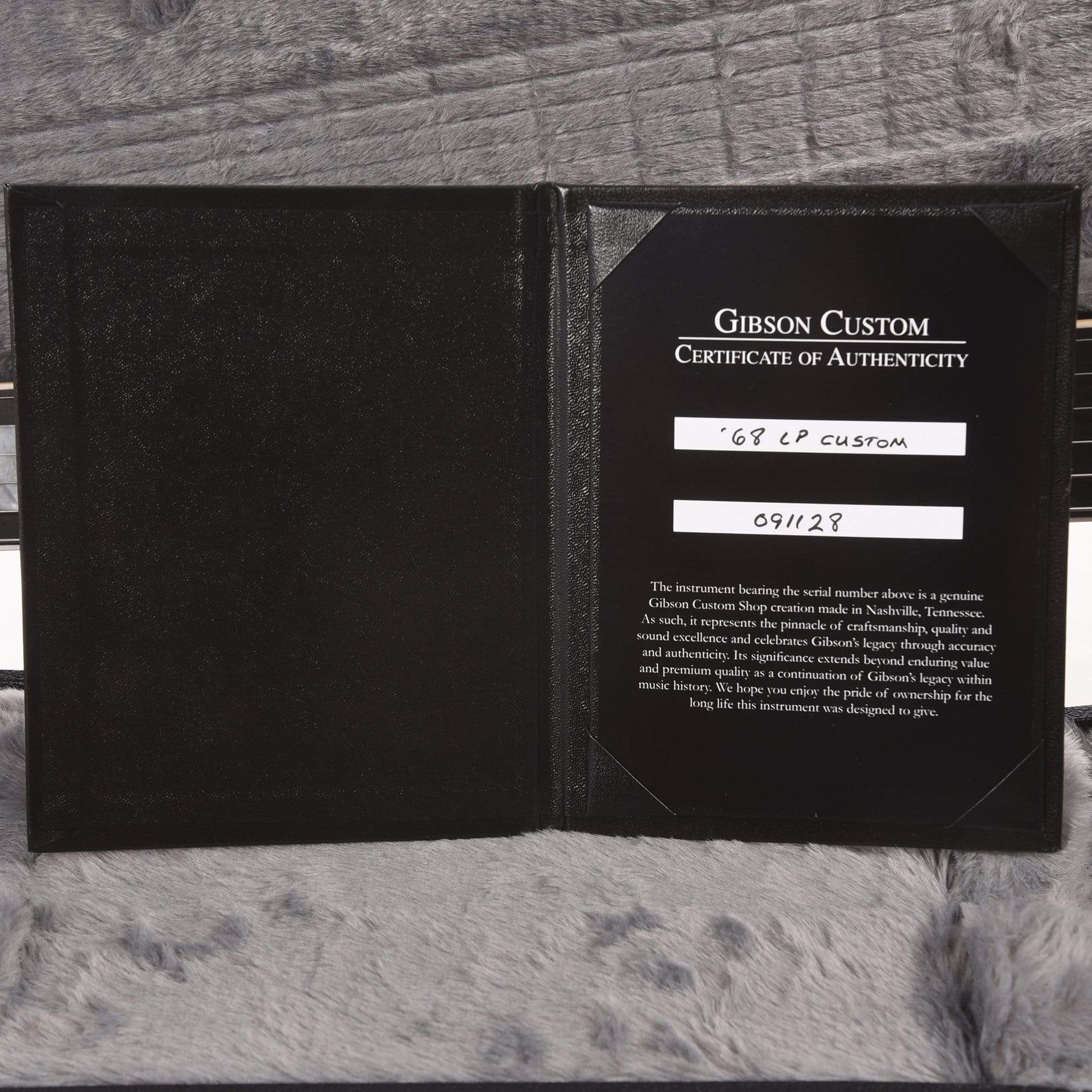 Gibson Custom 1968 Les Paul Custom Antique Sparkling Burgundy VOS Electric Guitars / Solid Body