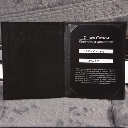 Gibson Custom 1968 Les Paul Custom Antique Sparkling Burgundy VOS Electric Guitars / Solid Body