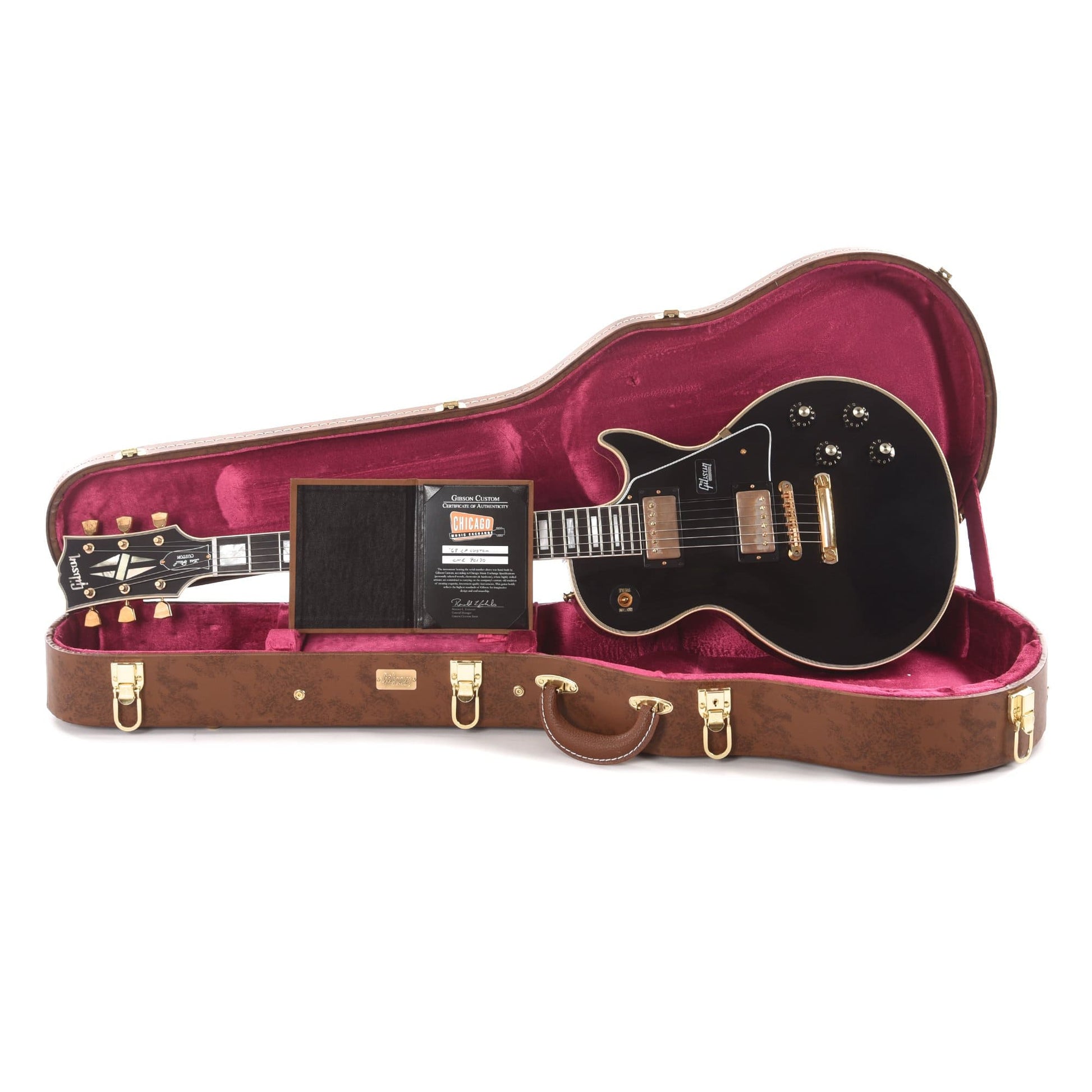 Gibson Custom 1968 Les Paul Custom Ebony VOS 2019 Electric Guitars / Solid Body