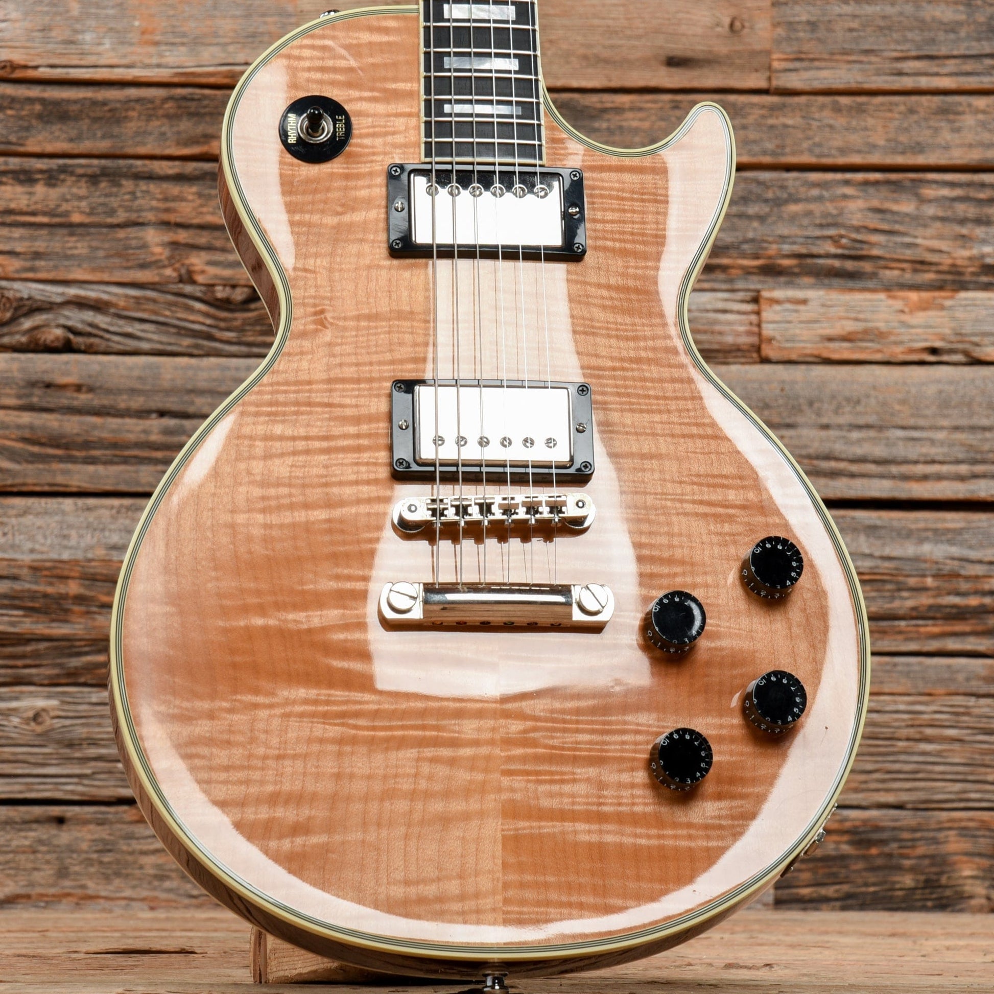 Gibson Custom 1968 Les Paul Custom Figured Reissue Natural 2007 Electric Guitars / Solid Body