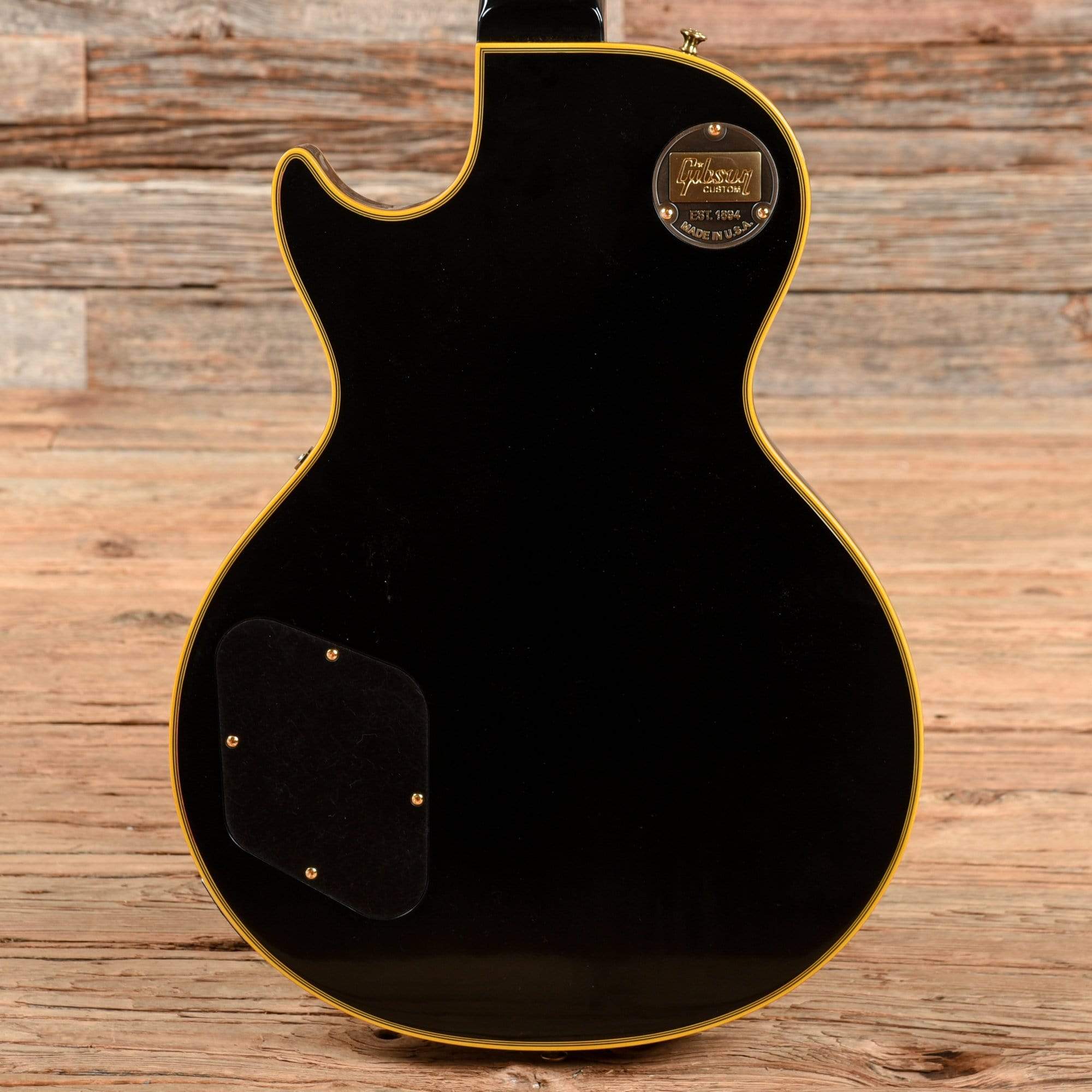 Gibson Custom 1968 Les Paul Custom Reissue Black 2016 Electric Guitars / Solid Body