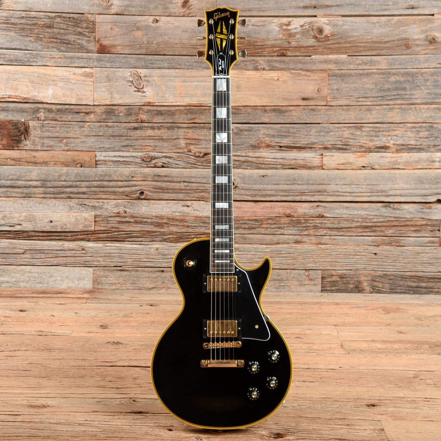 Gibson Custom 1968 Les Paul Custom Reissue Black 2016 Electric Guitars / Solid Body