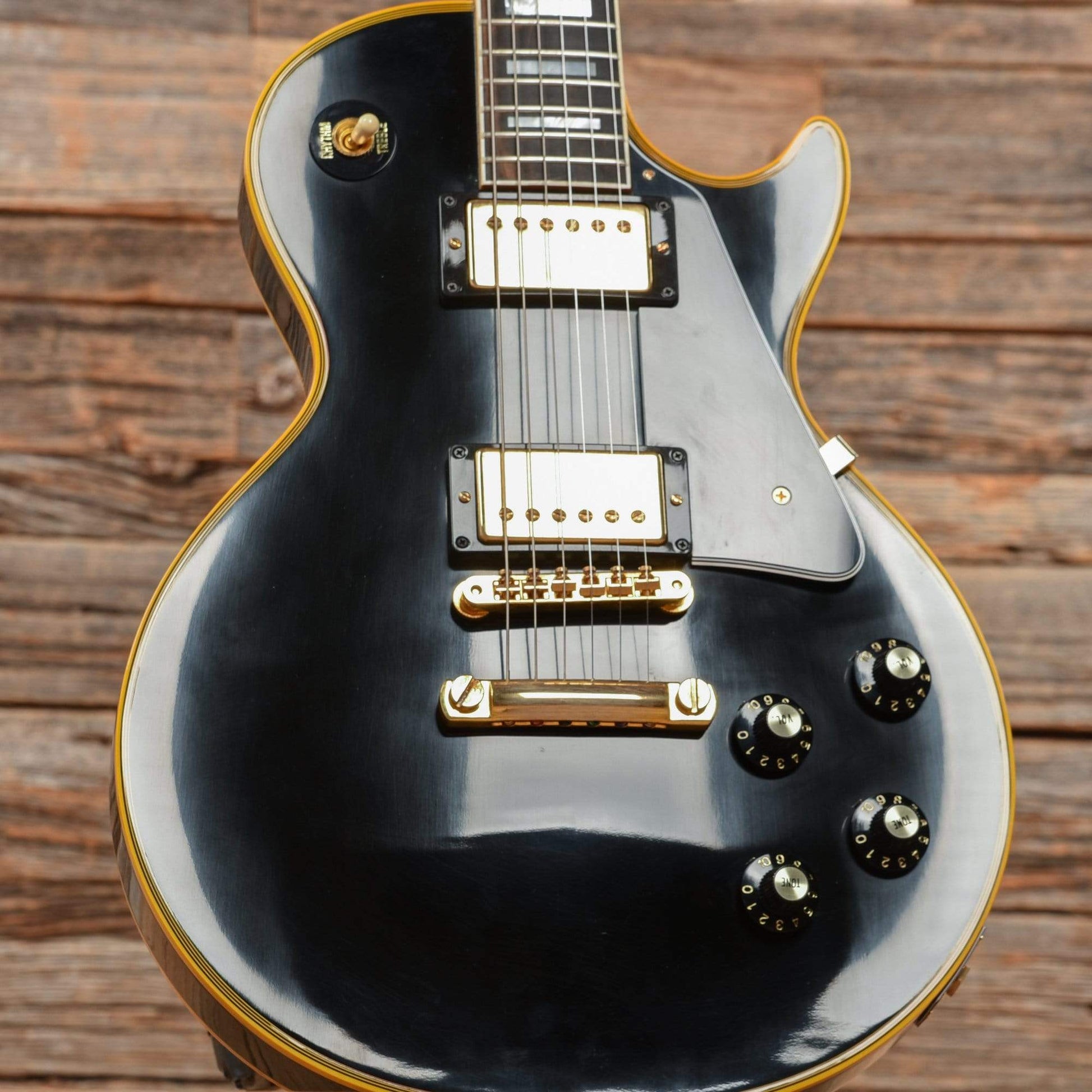 Gibson Custom 1968 Les Paul Custom Reissue Black 2016 Electric Guitars / Solid Body