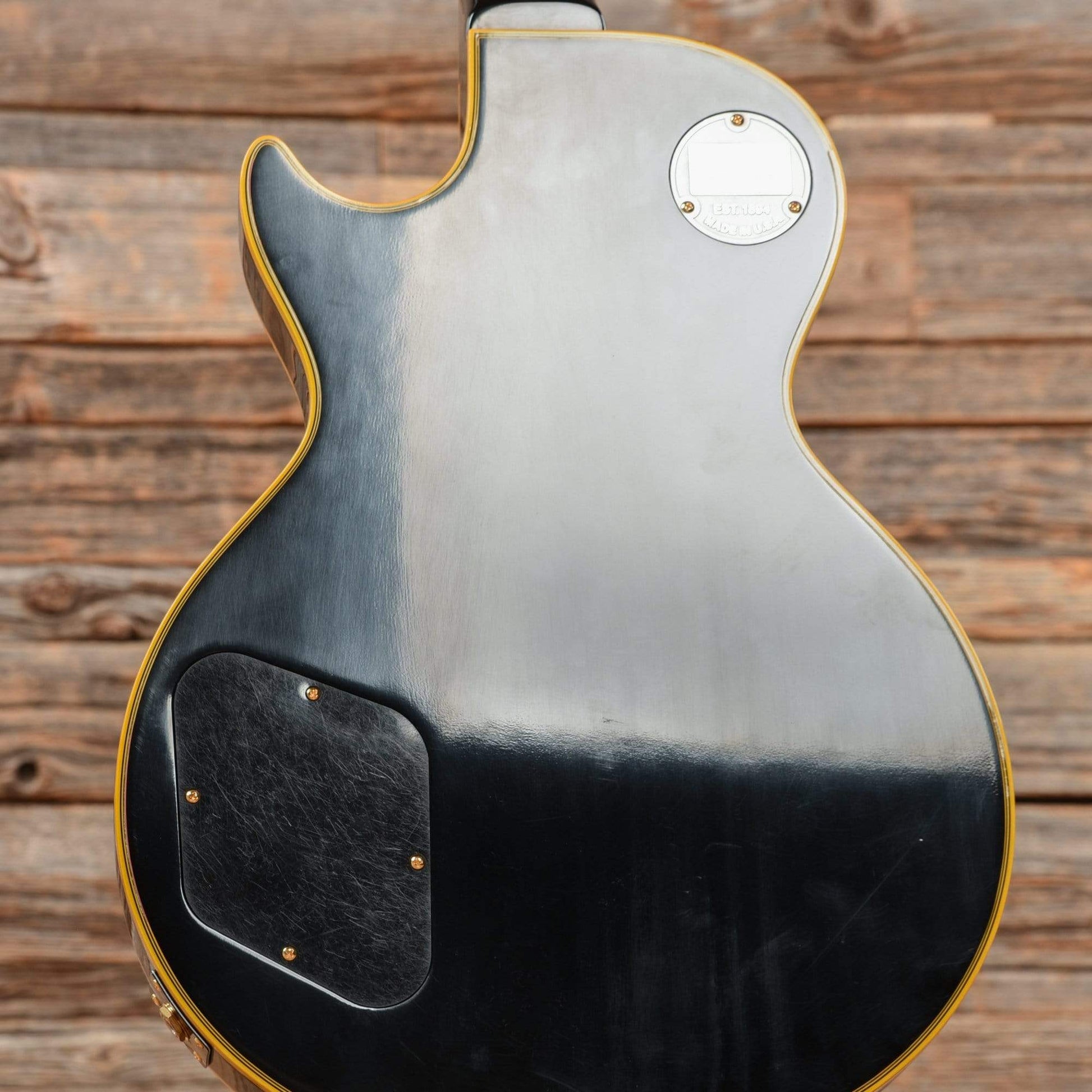 Gibson Custom 1968 Les Paul Custom Reissue Black 2016 Electric Guitars / Solid Body