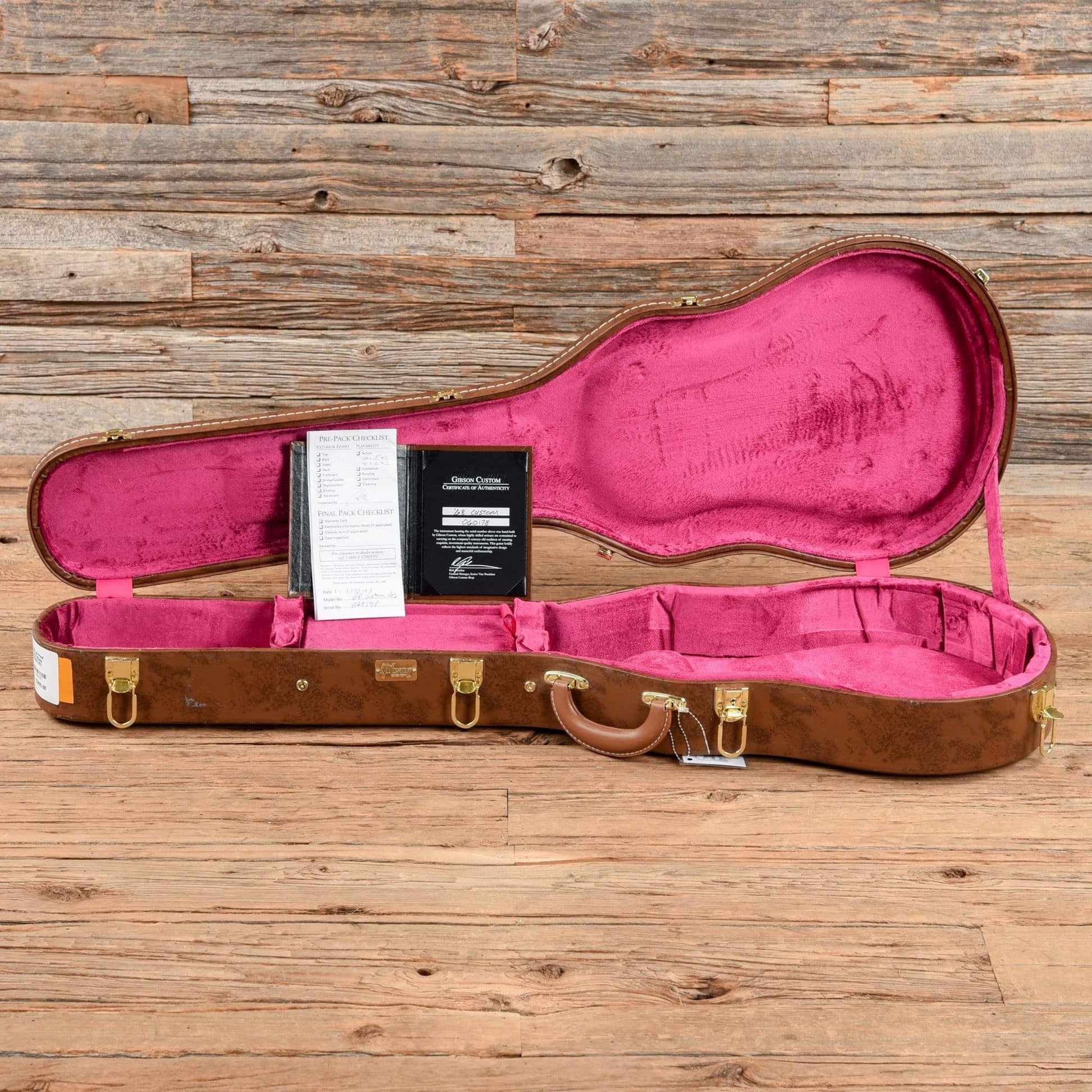 Gibson Custom 1968 Les Paul Custom Reissue Black 2016 Electric Guitars / Solid Body