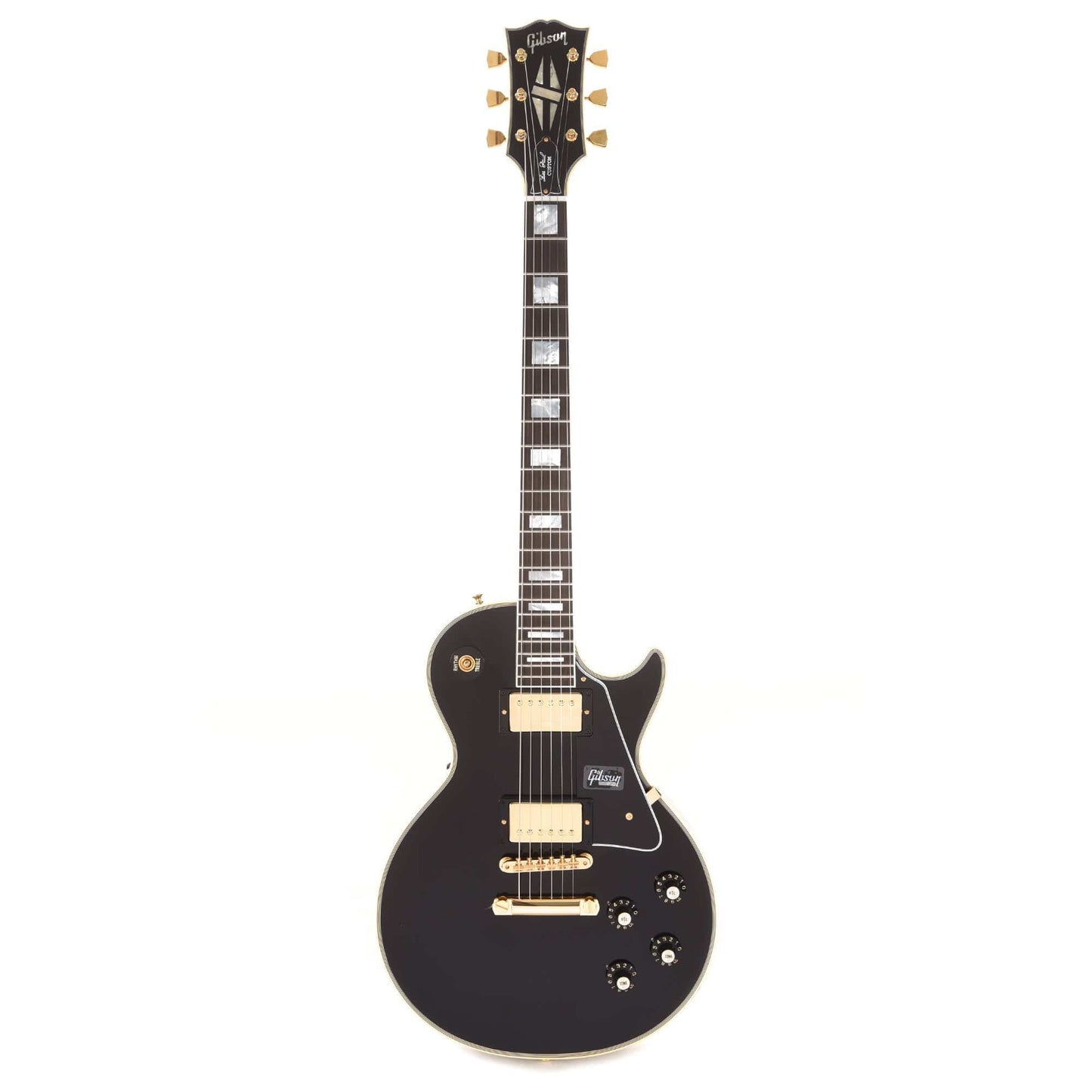 Gibson Custom 1968 Les Paul Custom Reissue Ebony Gloss Electric Guitars / Solid Body