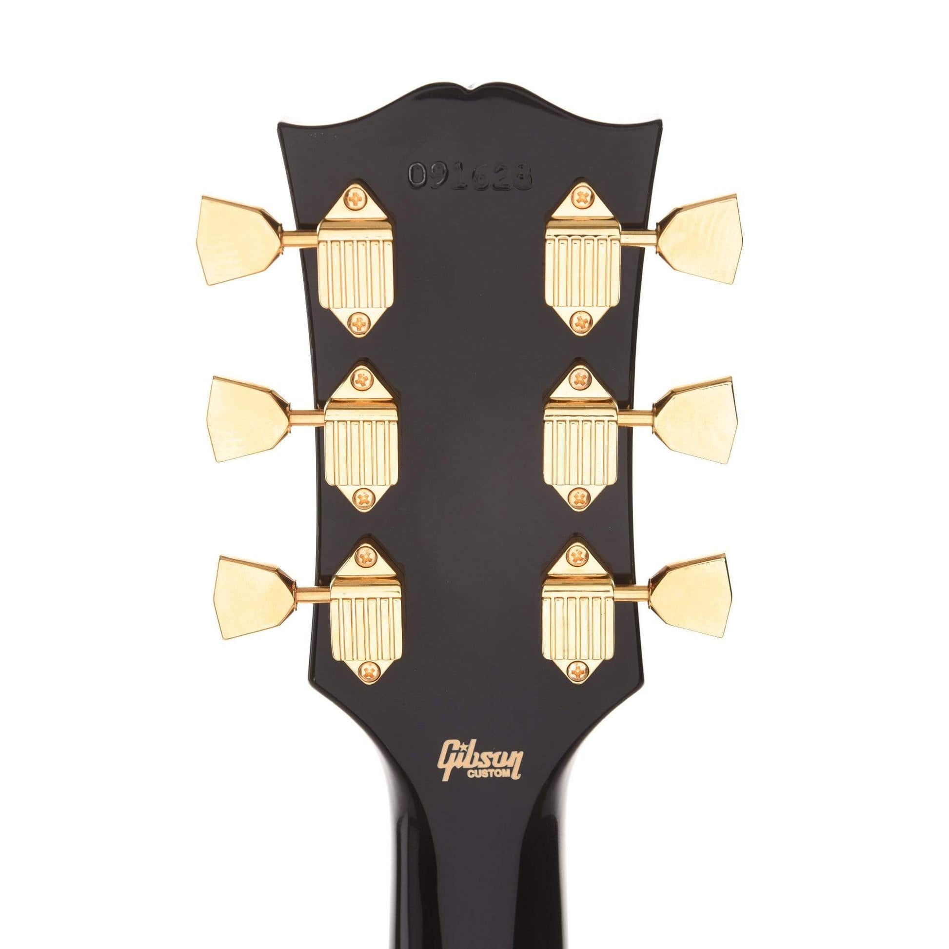 Gibson Custom 1968 Les Paul Custom Reissue Ebony Gloss Electric Guitars / Solid Body