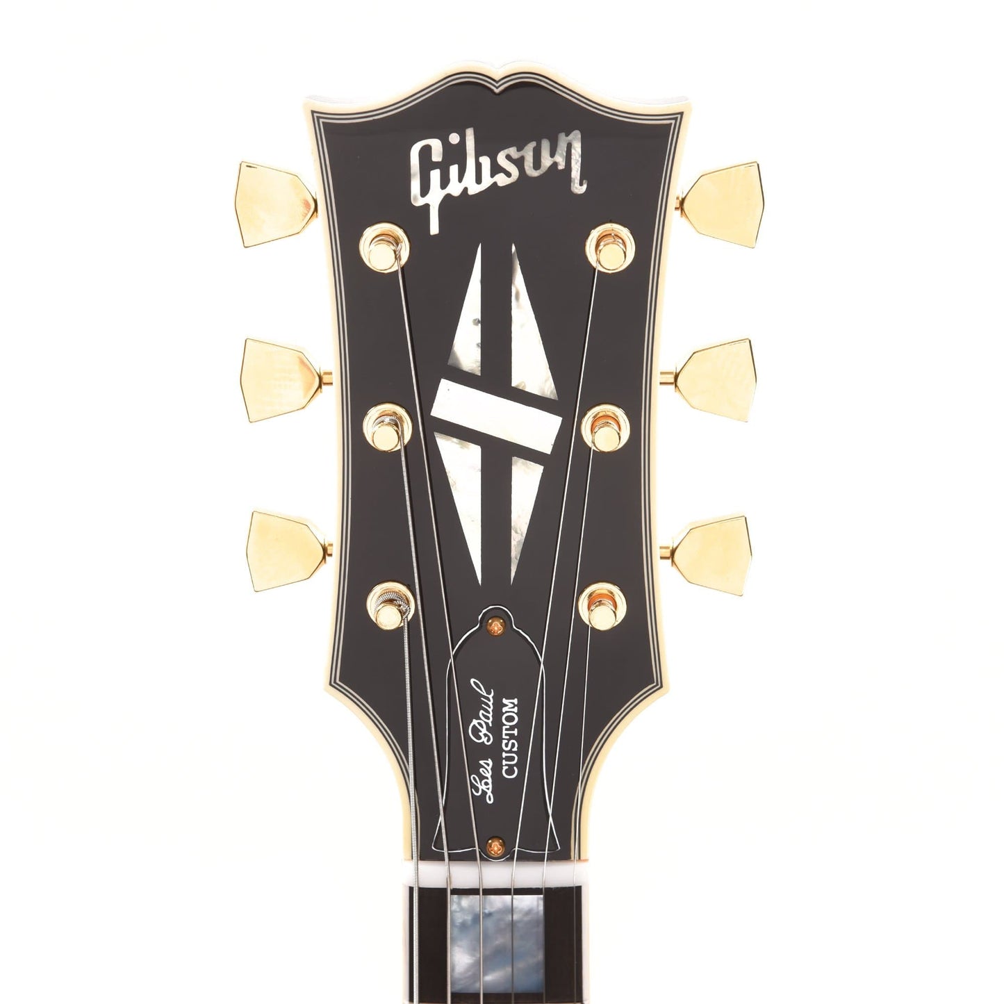 Gibson Custom 1968 Les Paul Custom Reissue Ebony Gloss Electric Guitars / Solid Body
