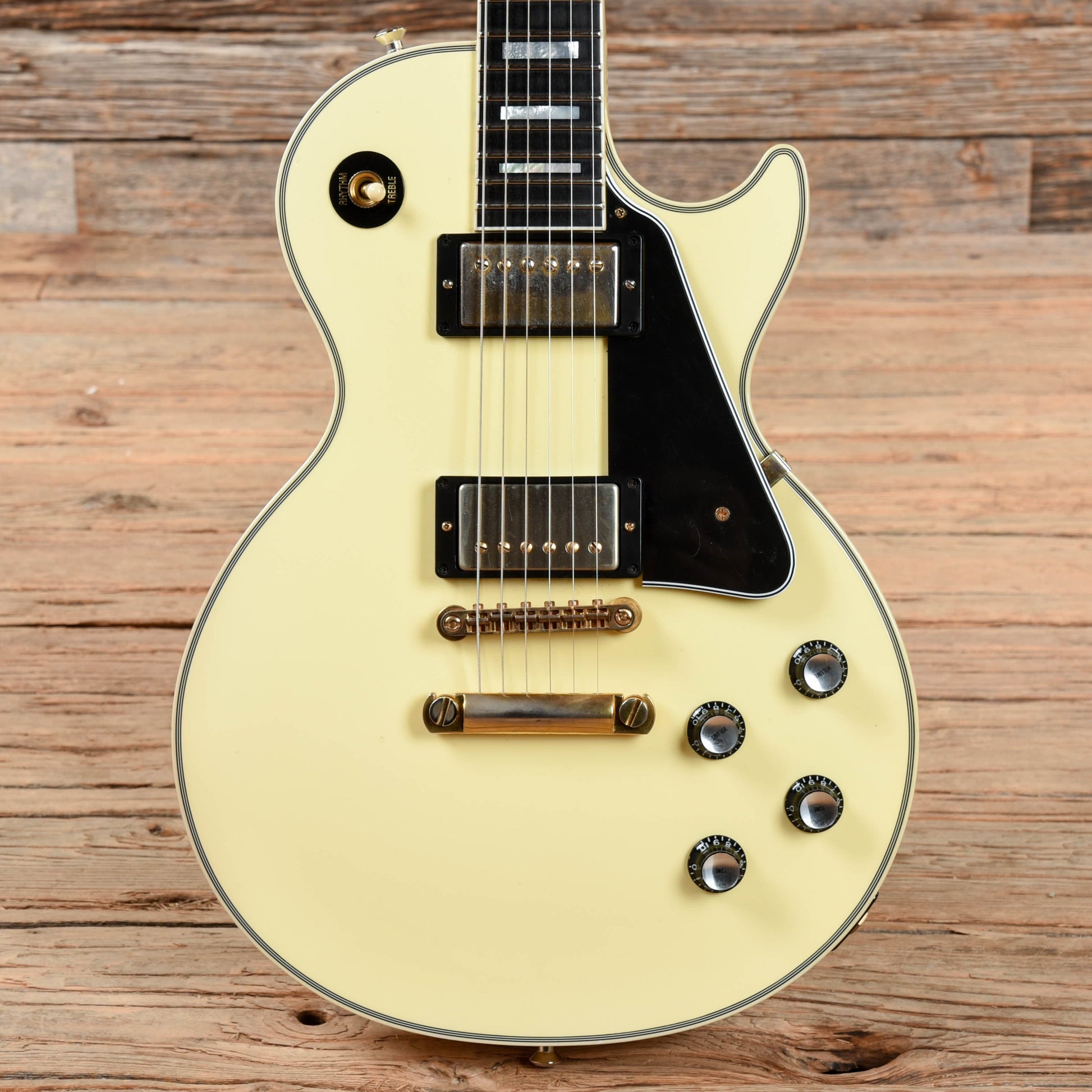 Gibson Custom 1968 Les Paul Custom Reissue White 2010 Electric Guitars / Solid Body