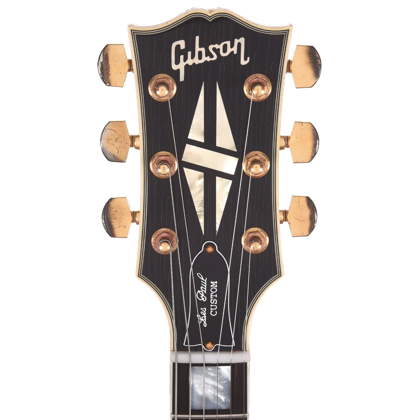 Gibson Custom 1974 Les Paul Custom Aged Classic White VOS Electric Guitars / Solid Body