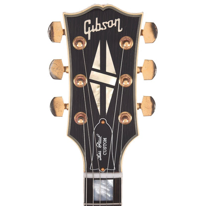 Gibson Custom 1974 Les Paul Custom Aged Classic White VOS Electric Guitars / Solid Body