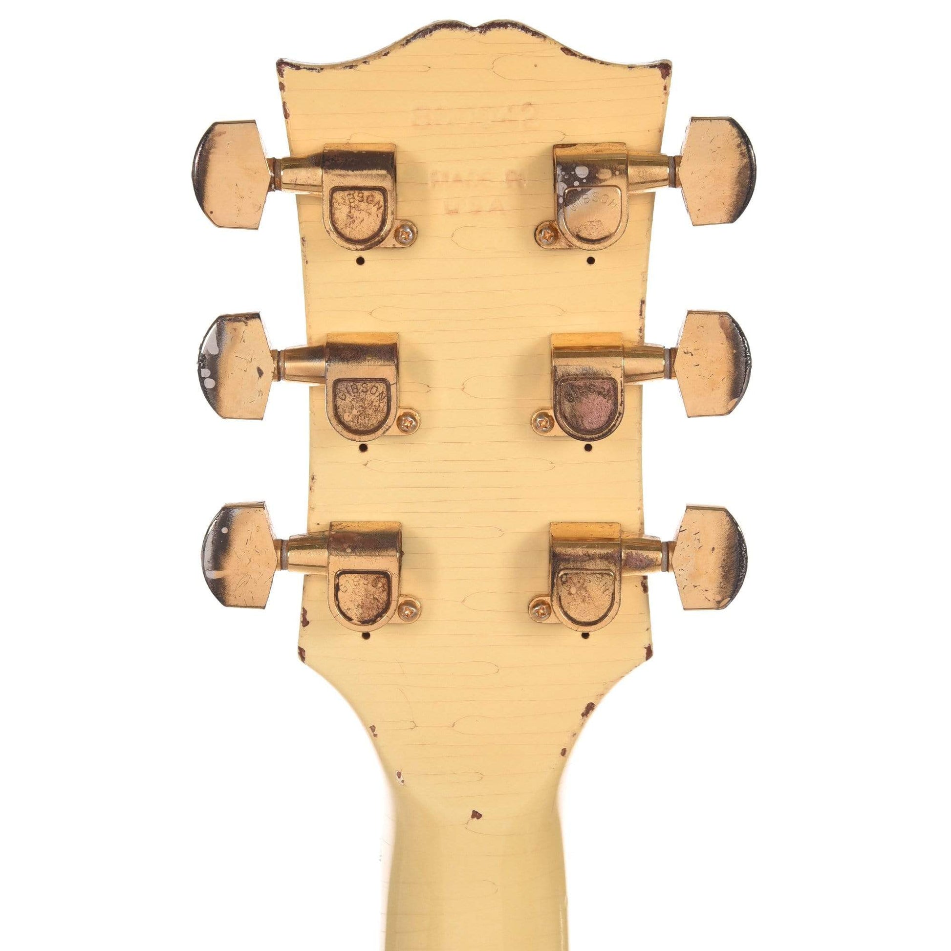 Gibson Custom 1974 Les Paul Custom Aged Classic White VOS Electric Guitars / Solid Body