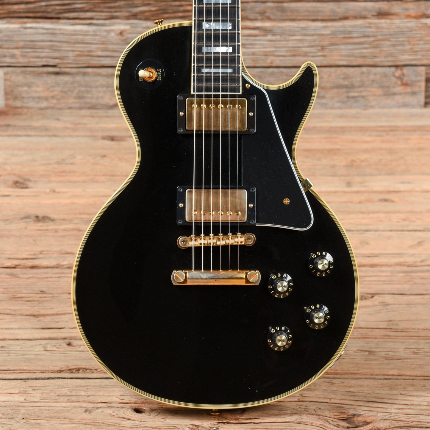 Gibson Custom 50th Anniversary '68 Les Paul Custom Ebony 2018 Electric Guitars / Solid Body