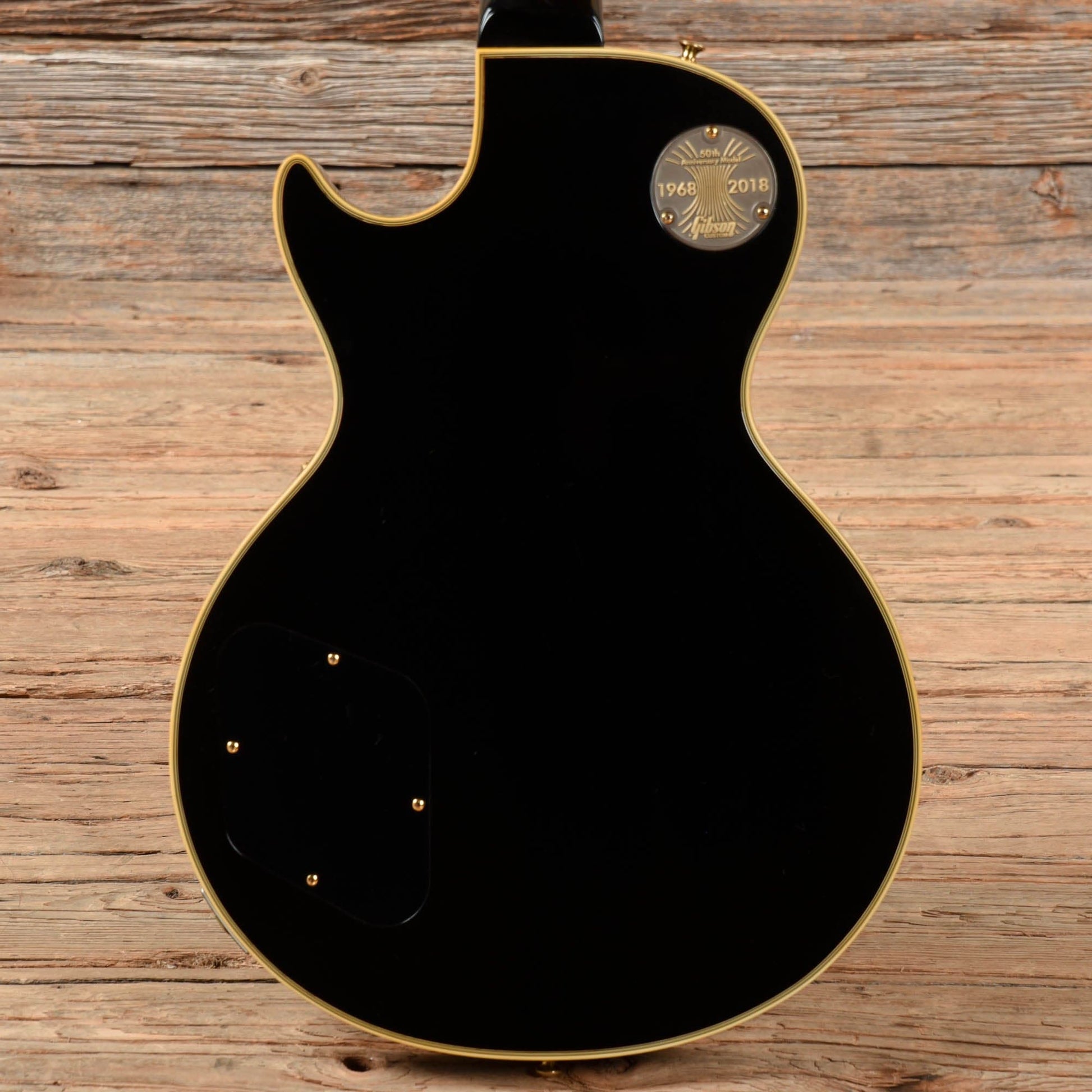 Gibson Custom 50th Anniversary '68 Les Paul Custom Ebony 2018 Electric Guitars / Solid Body