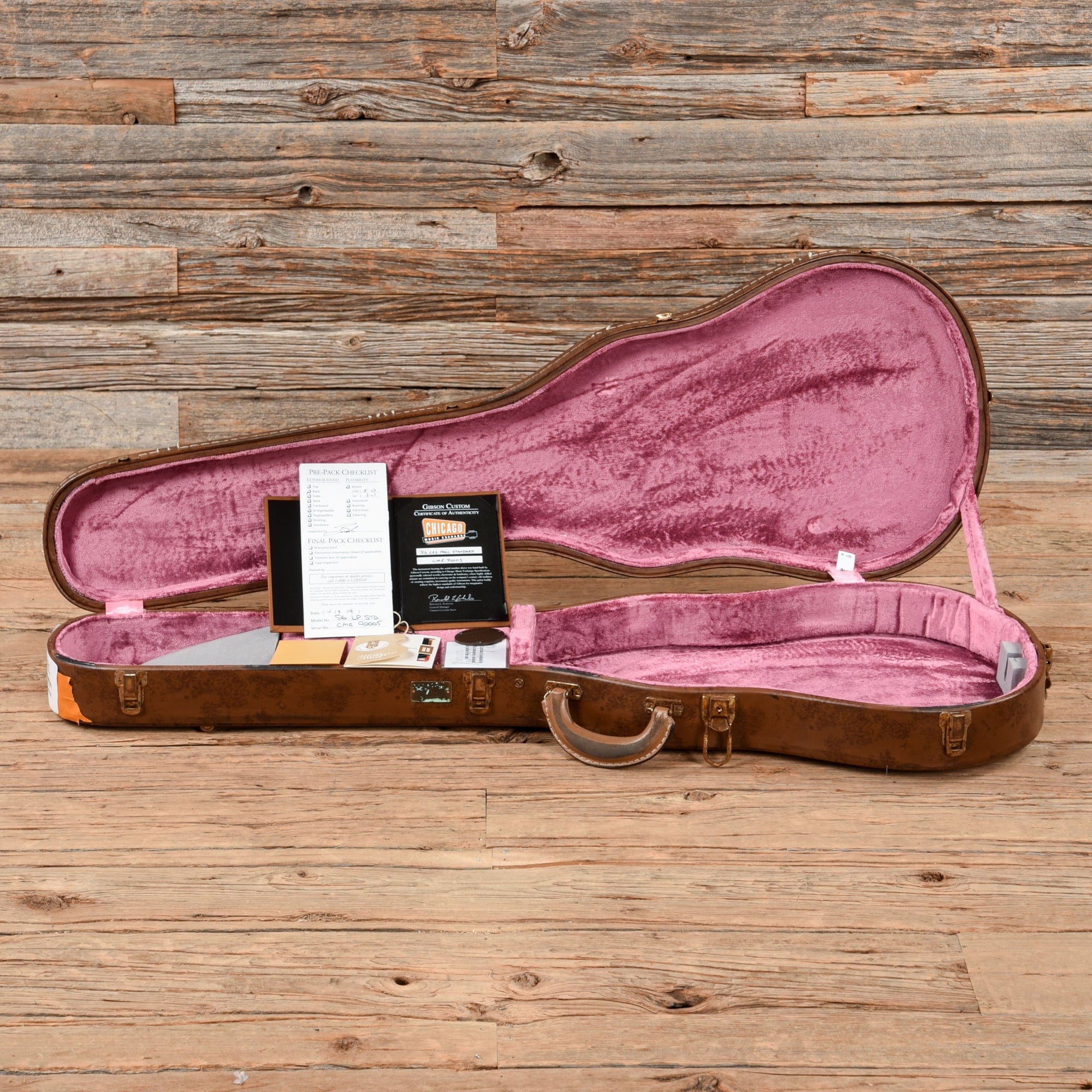 Gibson Custom '56 Les Paul Sparkling Burgundy Lightly Aged 2019 Electric Guitars / Solid Body