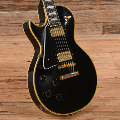 Gibson Custom 57 Les Paul Custom Ebony 2022 LEFTY Electric Guitars / Solid Body