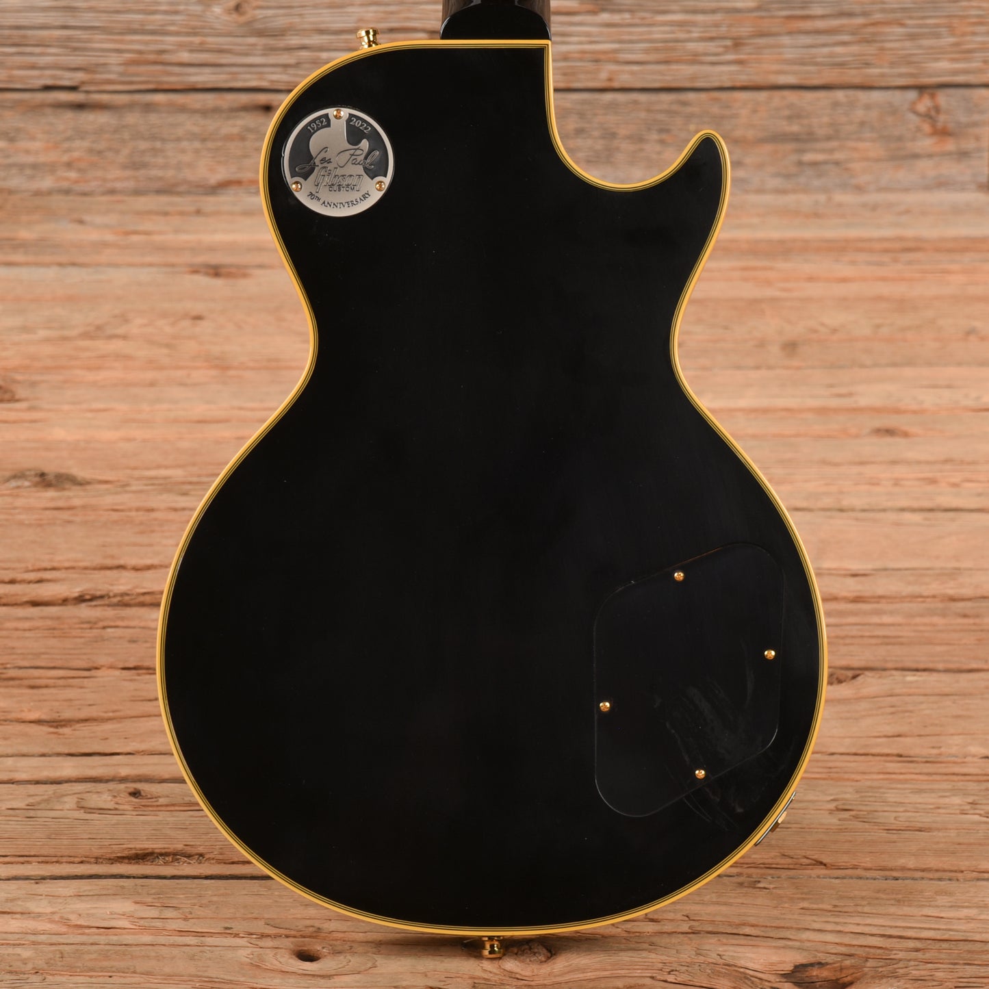 Gibson Custom 57 Les Paul Custom Ebony 2022 LEFTY Electric Guitars / Solid Body