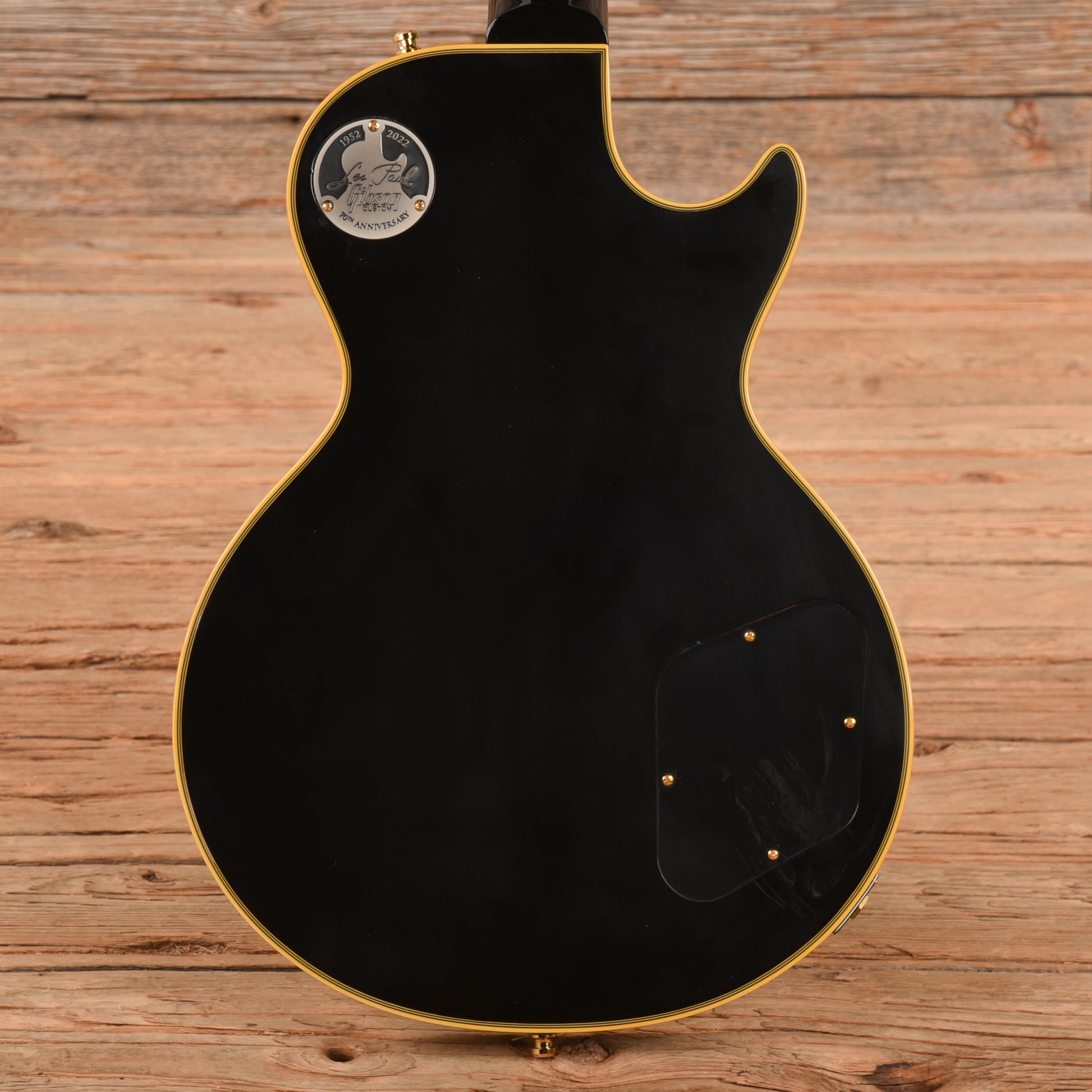Gibson Custom 57 Les Paul Custom Ebony 2022 LEFTY Electric Guitars / Solid Body
