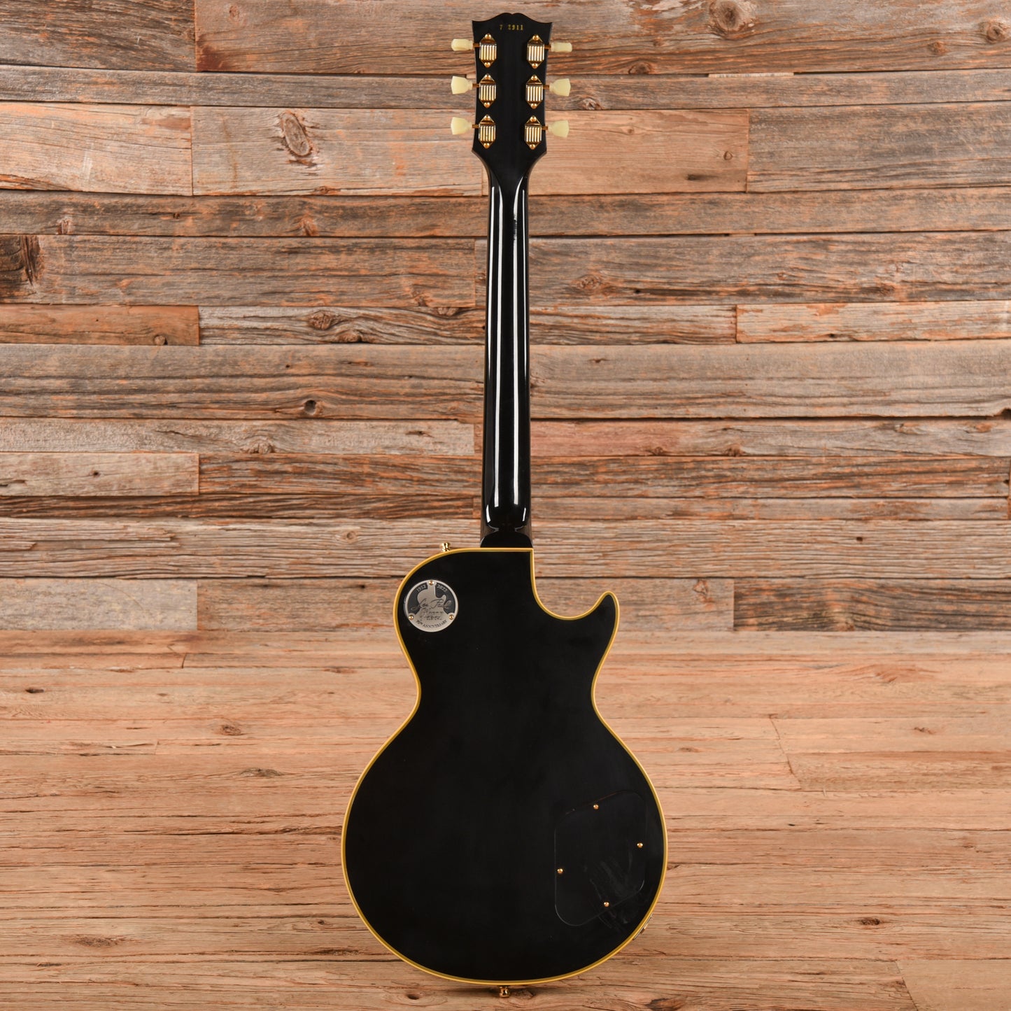 Gibson Custom 57 Les Paul Custom Ebony 2022 LEFTY Electric Guitars / Solid Body