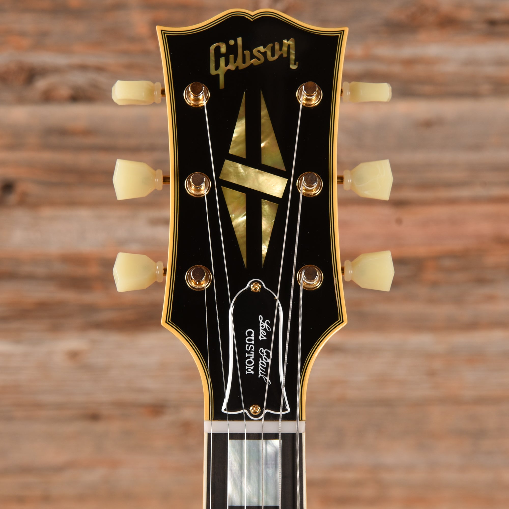 Gibson Custom 57 Les Paul Custom Ebony 2022 LEFTY Electric Guitars / Solid Body