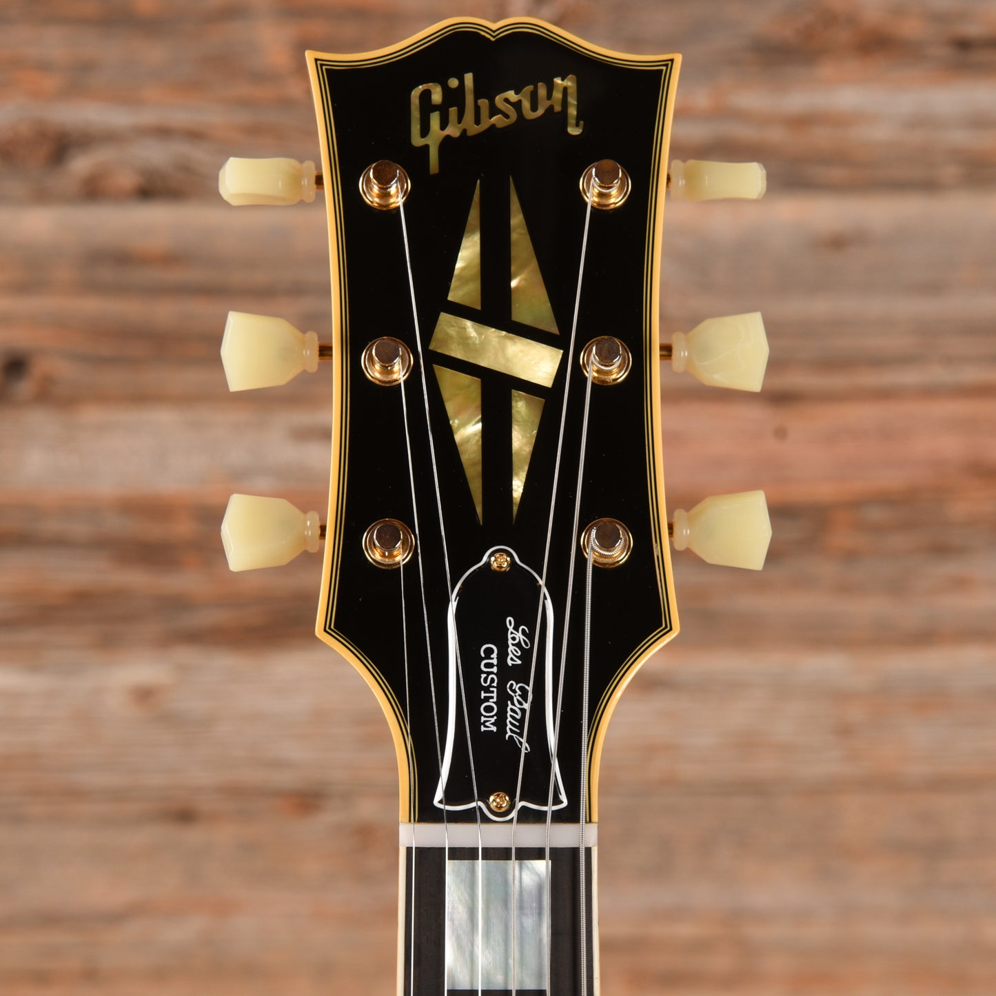 Gibson Custom 57 Les Paul Custom Ebony 2022 LEFTY Electric Guitars / Solid Body