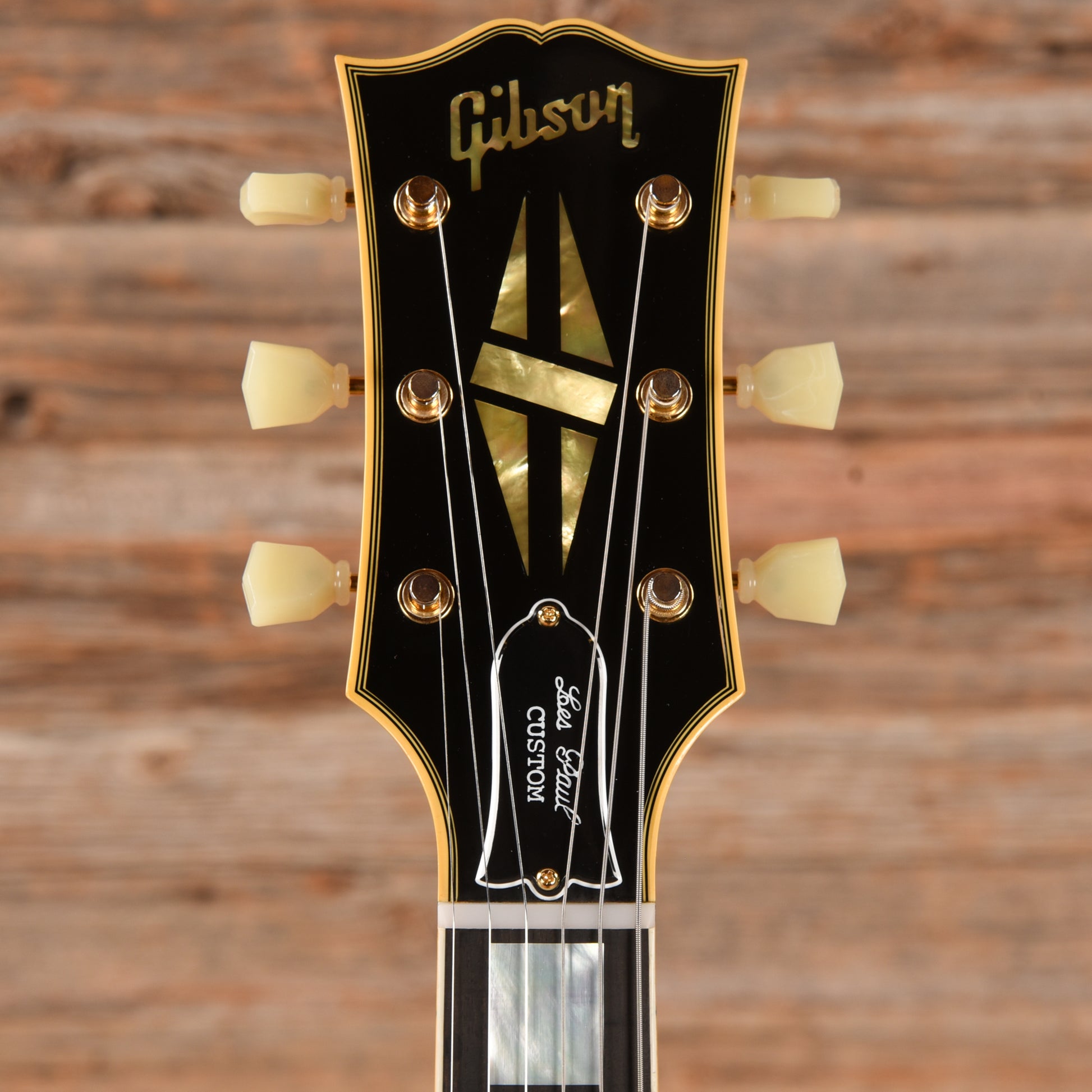 Gibson Custom 57 Les Paul Custom Ebony 2022 LEFTY Electric Guitars / Solid Body