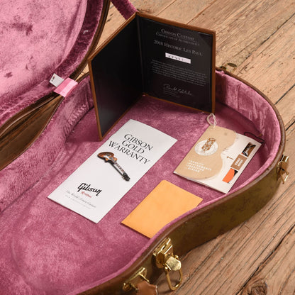 Gibson Custom '58 Les Paul Standard Reissue Dark Bourbon Fade 2018 Electric Guitars / Solid Body