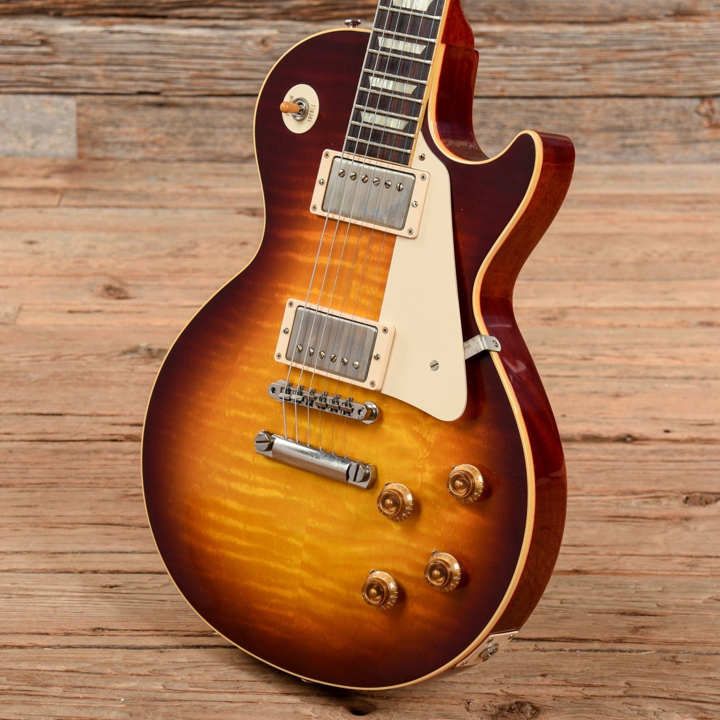 Gibson Custom '58 Les Paul Standard Reissue Sunburst 2013 Electric Guitars / Solid Body