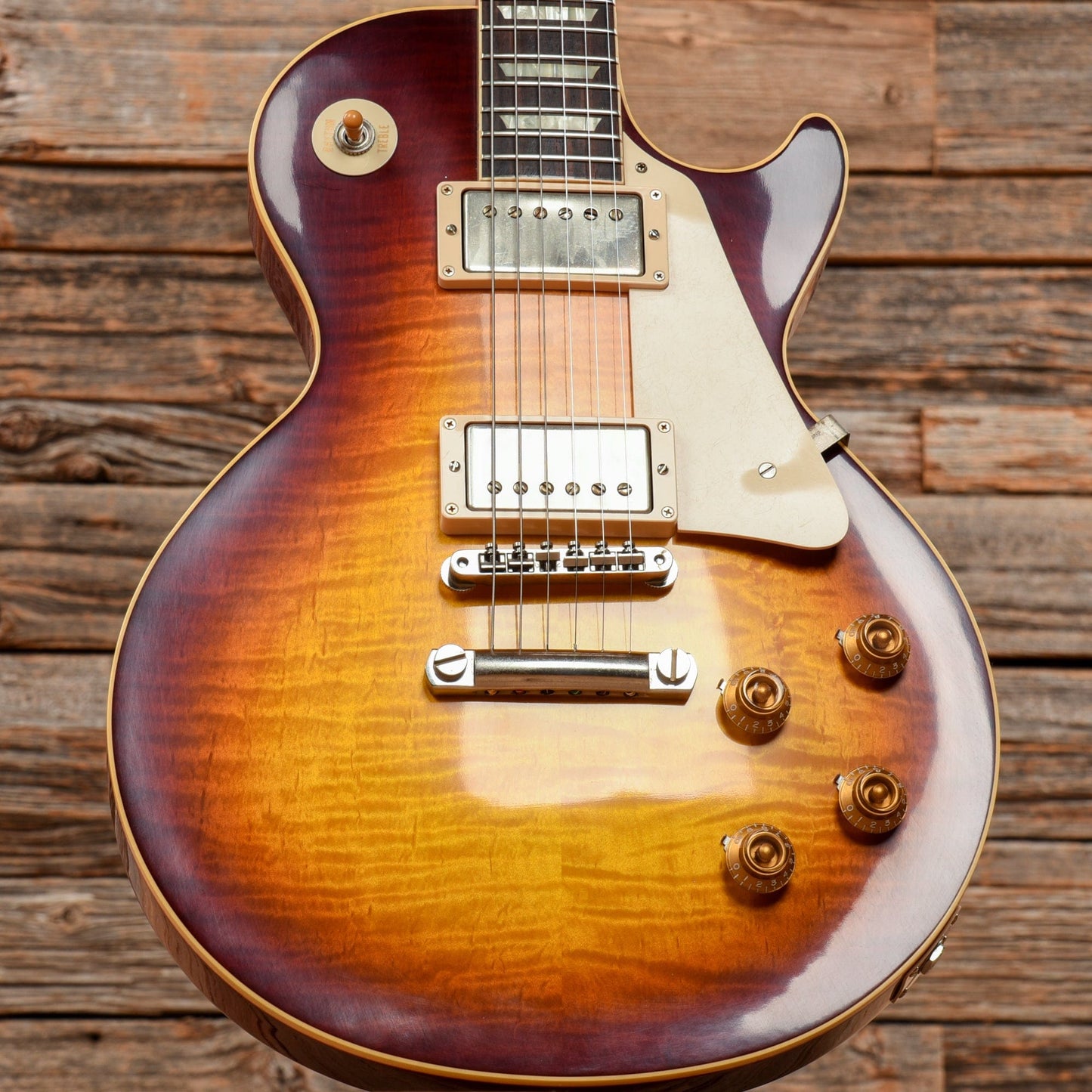 Gibson Custom '58 Les Paul Standard Reissue Sunburst 2013 Electric Guitars / Solid Body
