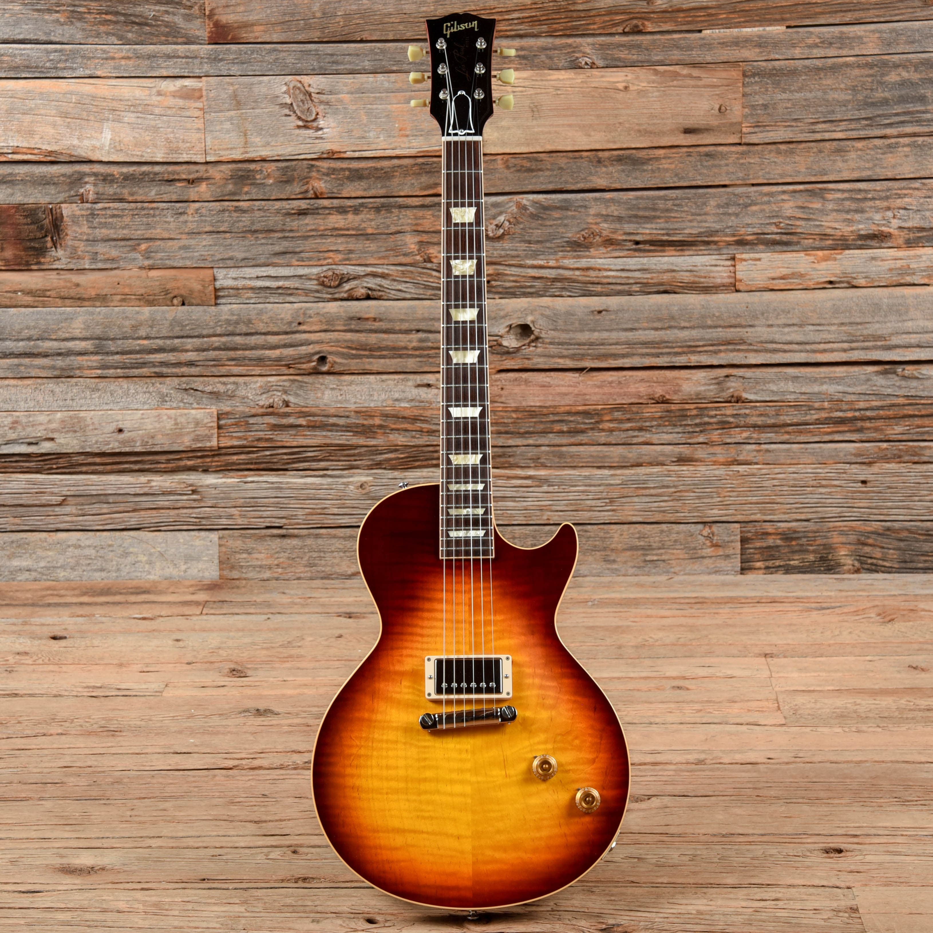 Gibson Custom '58 Les Paul Standard Single Pickup Cherry Sunburst 2010 Electric Guitars / Solid Body
