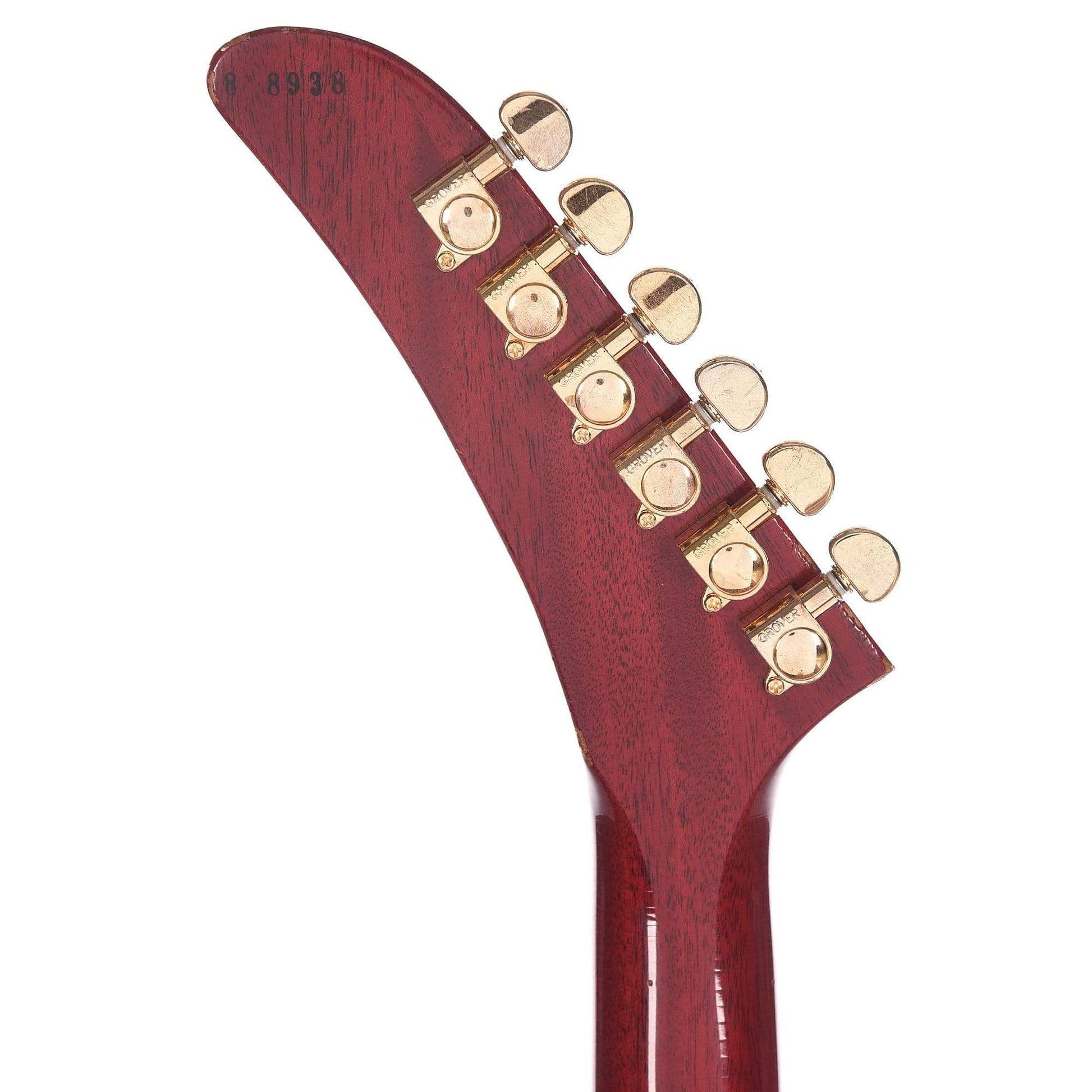 Gibson Custom '58 Mahogany Explorer Extra Cut Faded Cherry Heavy Aged PSL Electric Guitars / Solid Body