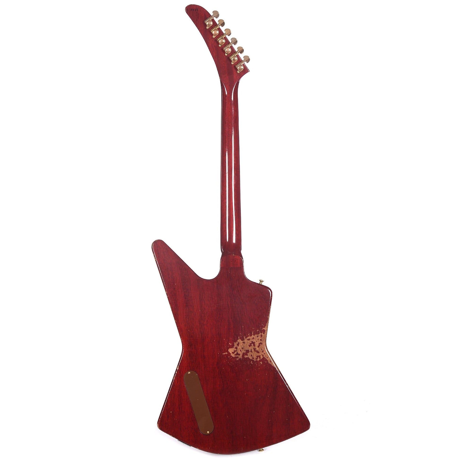 Gibson Custom '58 Mahogany Explorer Extra Cut Faded Cherry Heavy Aged PSL Electric Guitars / Solid Body