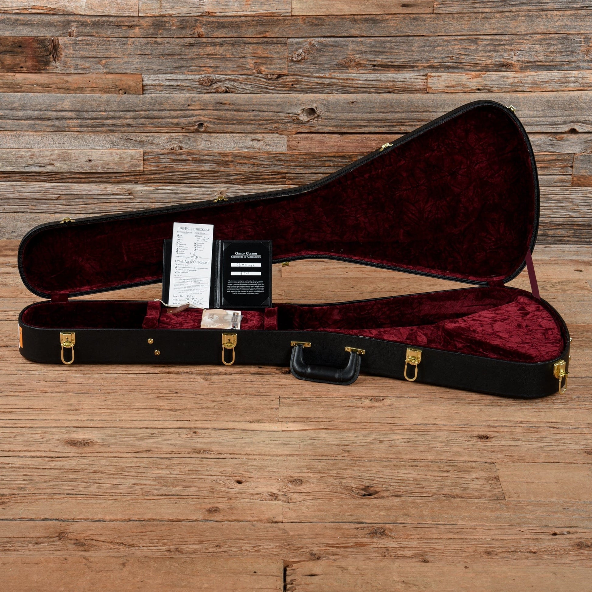 Gibson Custom '58 Mahogany Flying V Natural 2021 Electric Guitars / Solid Body