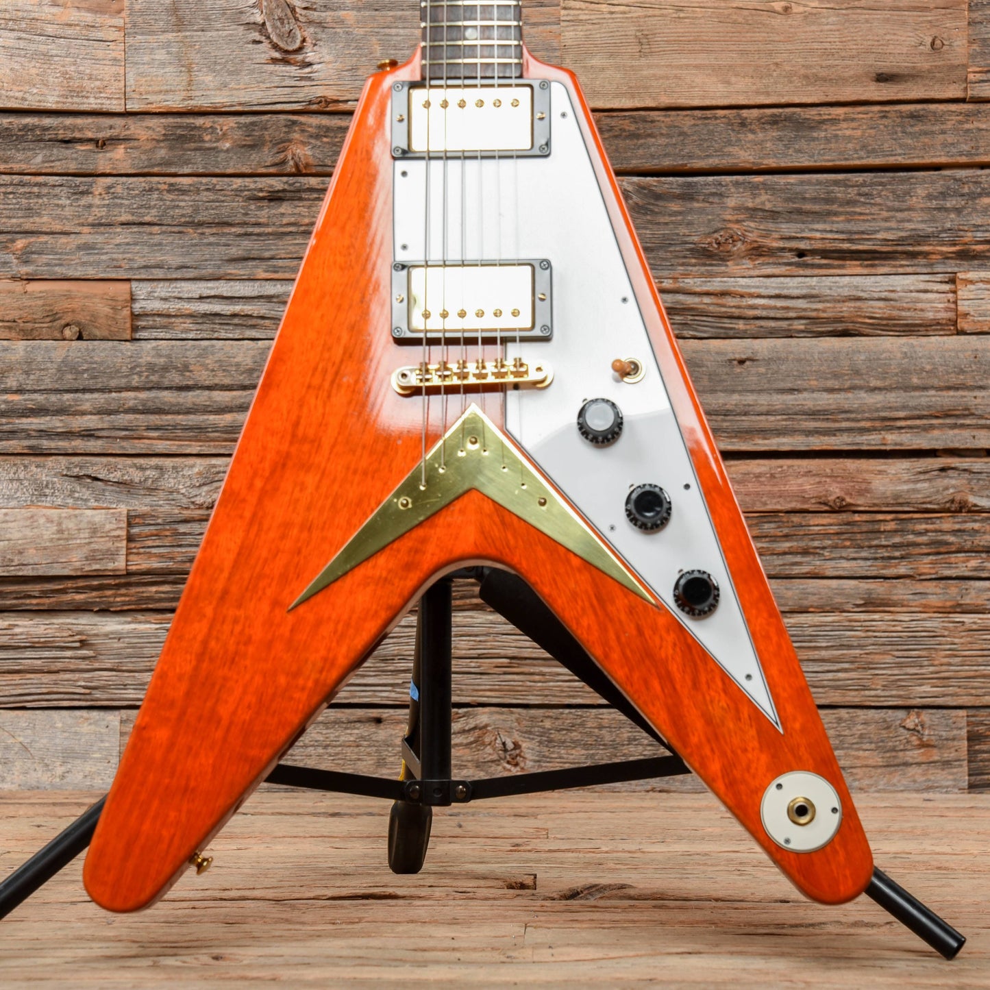 Gibson Custom '59 Flying V Korina Transparent Cherry 2011 Electric Guitars / Solid Body