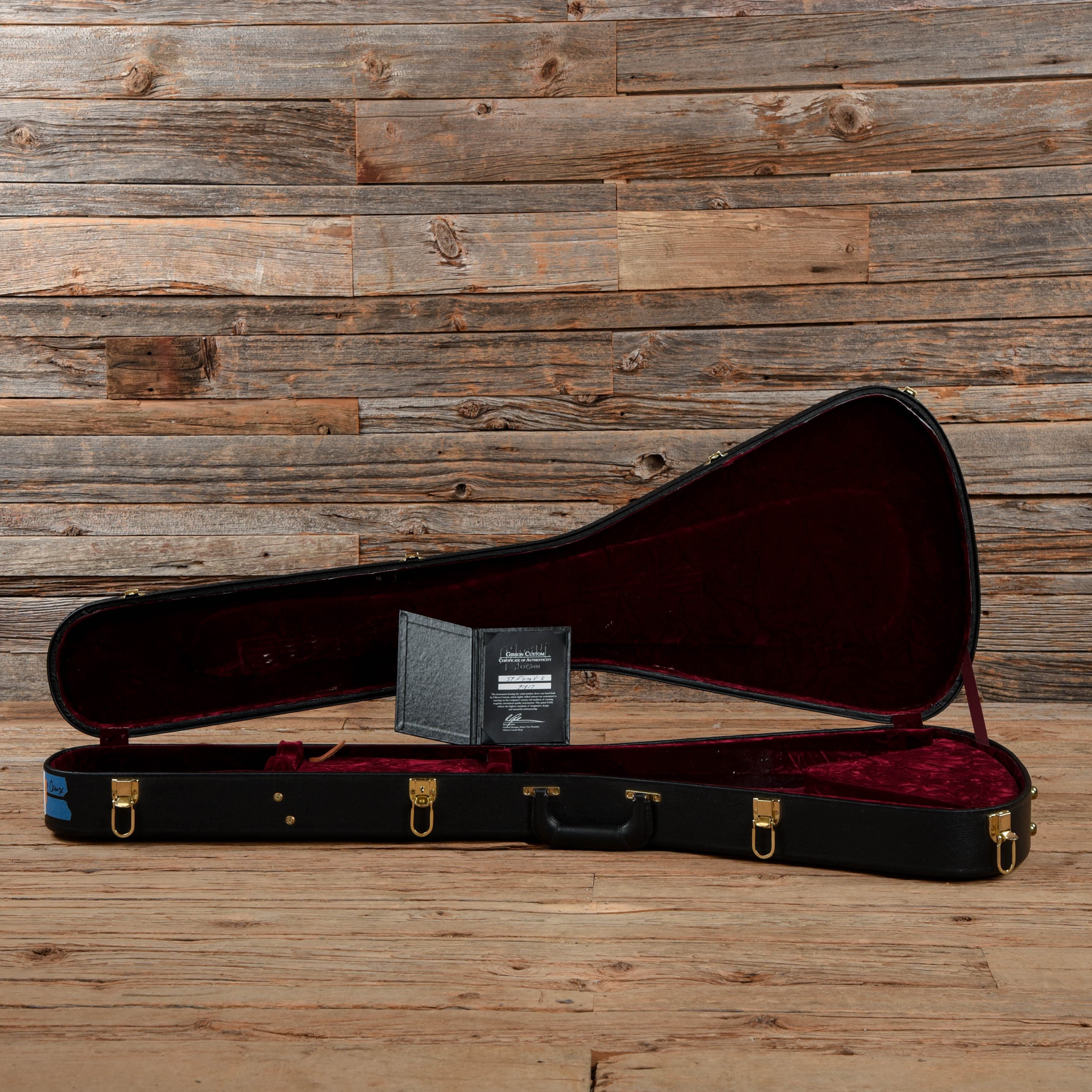 Gibson Custom '59 Flying V Korina Transparent Cherry 2011 Electric Guitars / Solid Body