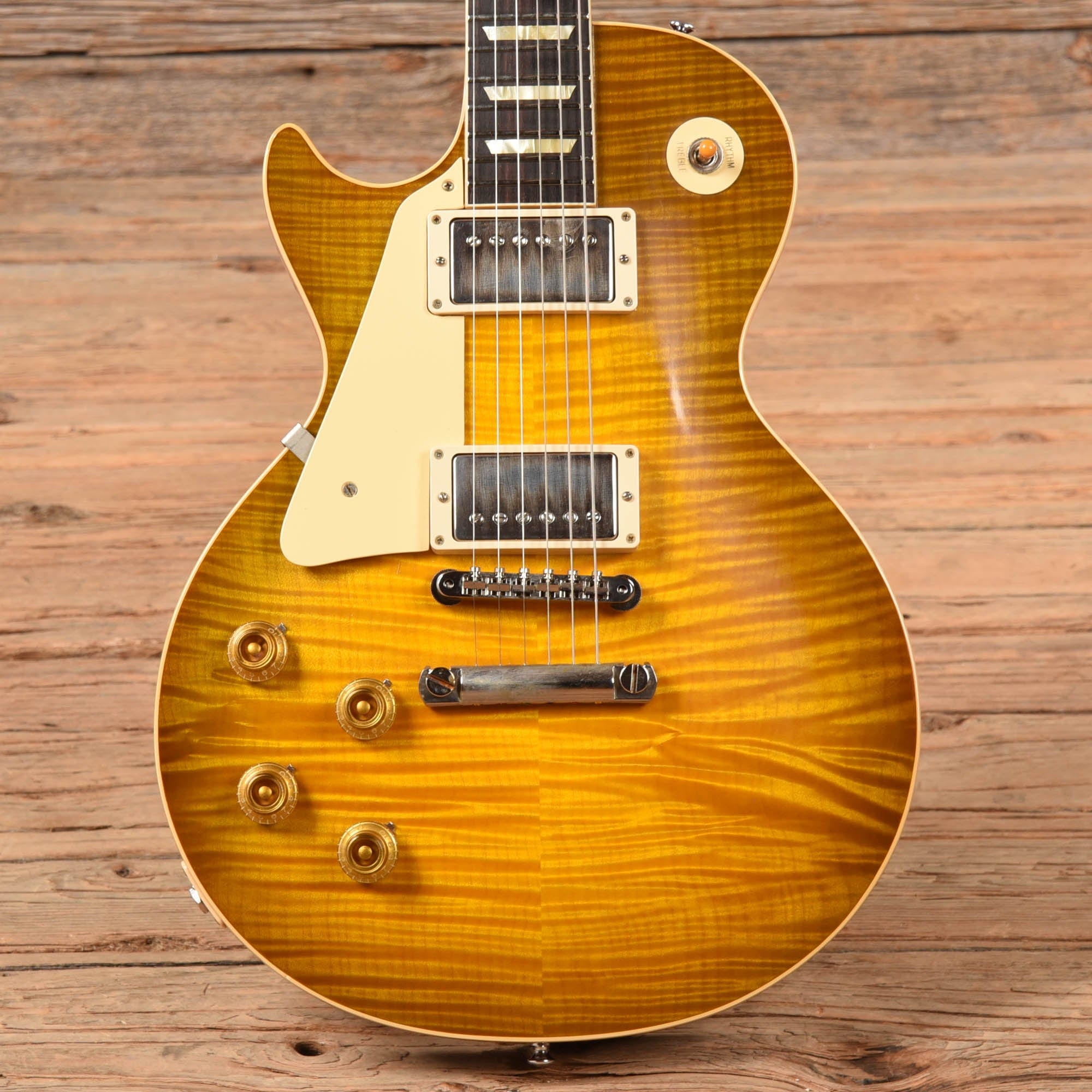 Gibson Custom '59 Les Paul Standard Reissue Dirty Lemon Sunburst 2021 LEFTY Electric Guitars / Solid Body